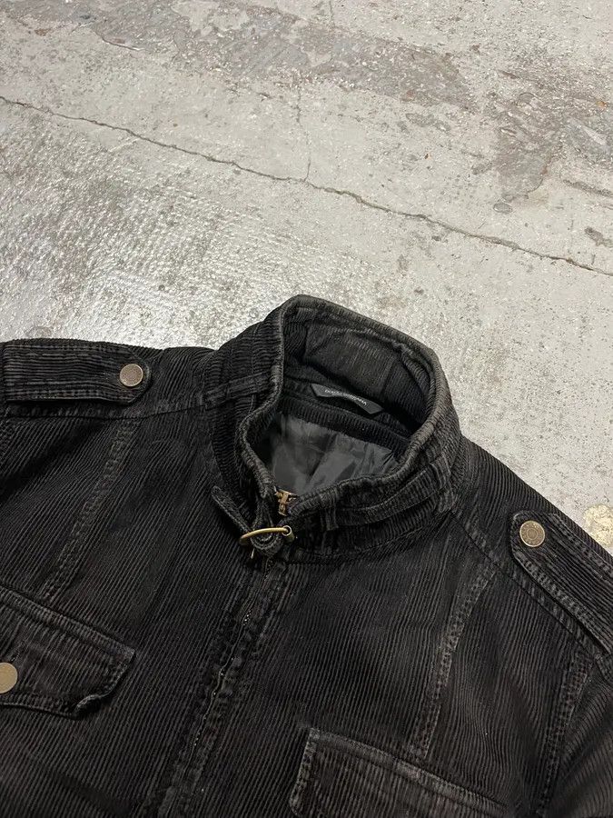 Dolce & Gabbana 2000s Dolce & Gabbana Cargo Black Corduroy Jacket Size US M / EU 48-50 / 2 - 5 Thumbnail