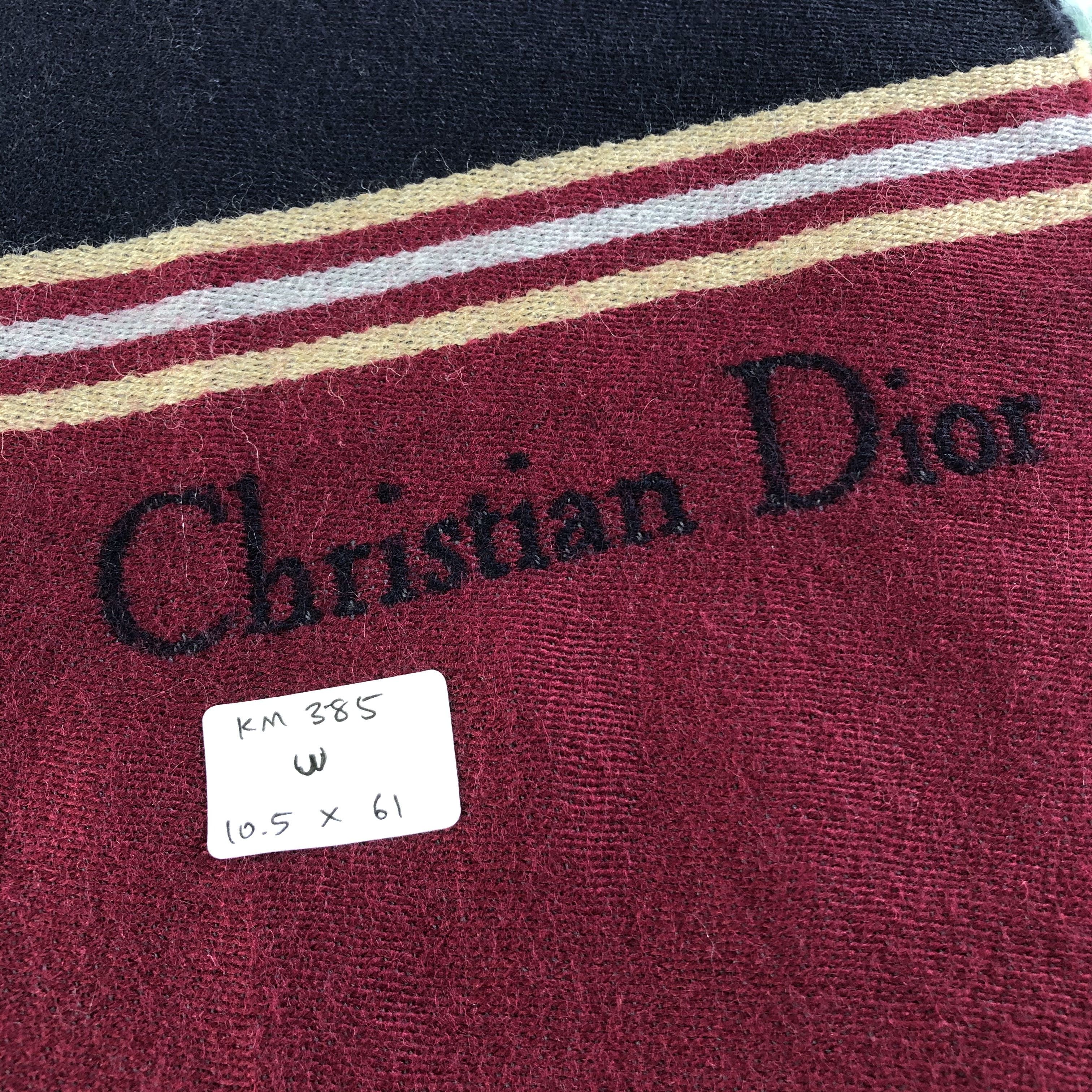 Vintage Christian Dior Monsieur Scarf / Muffler / Neckwear - KM385 Size ONE SIZE - 5 Thumbnail