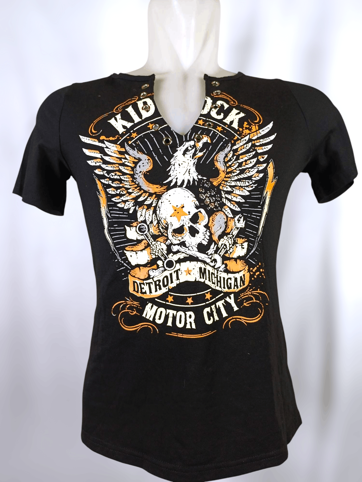 Shein SHEIN Skull Detroit Michigan metro city Tee Size US M / EU 48-50 / 2 - 1 Thumbnail