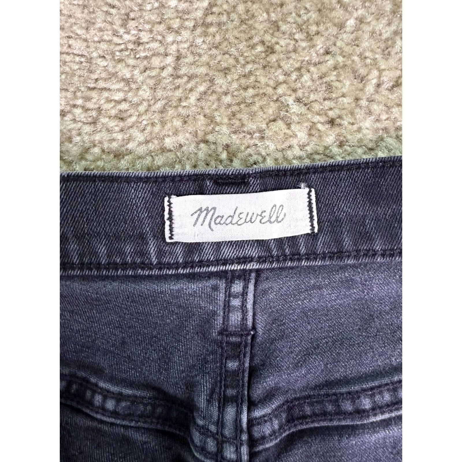 Madewell Madewell Shorts Womens Black Denim High Rise Pocket Casual Summer 28 Size 28" / US 6 / IT 42 - 4 Thumbnail
