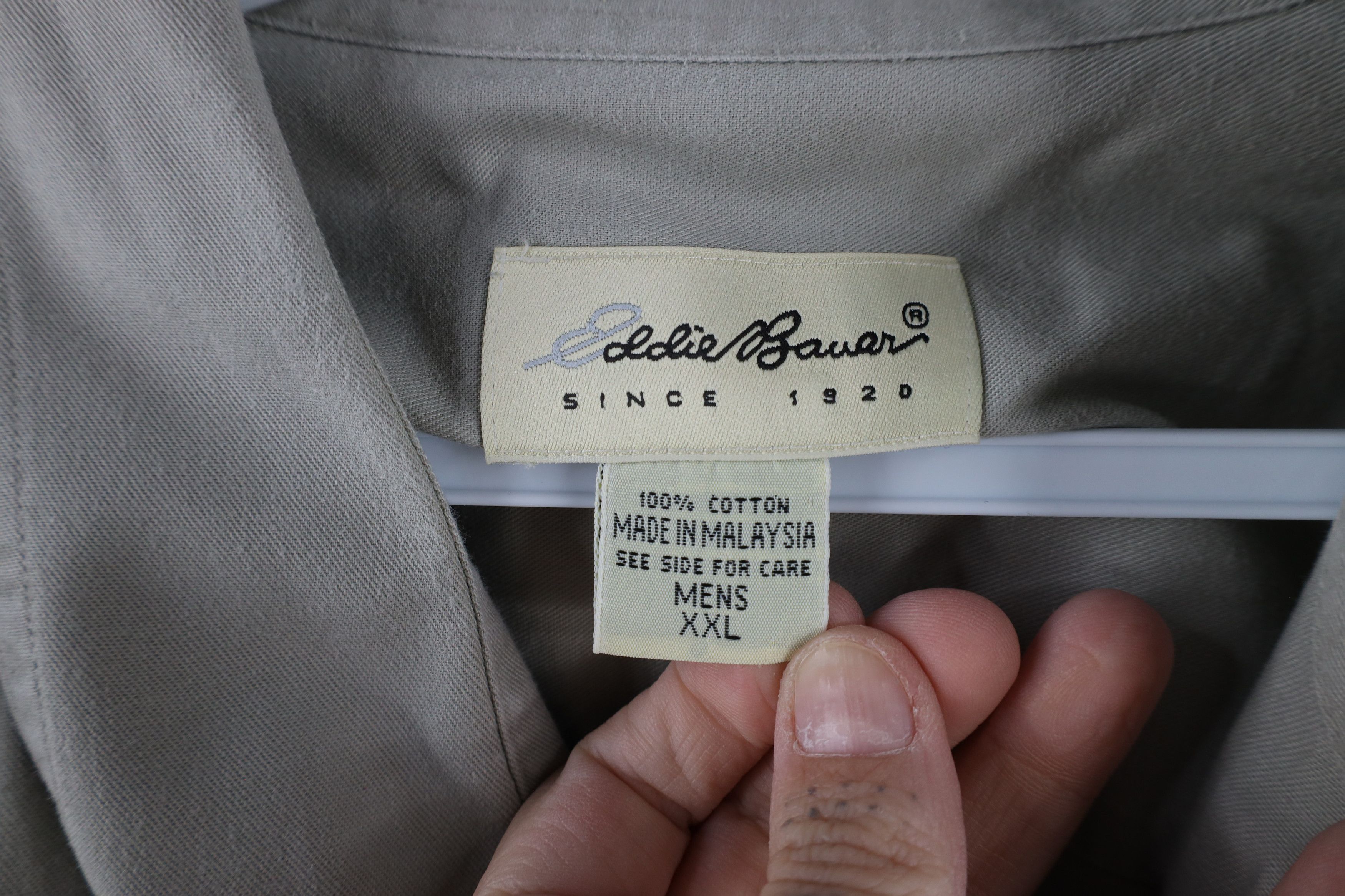 Eddie Bauer × Vintage Vintage Eddie Bauer Short Sleeve Collared Button Down Shirt Size US XXL / EU 58 / 5 - 7 Thumbnail