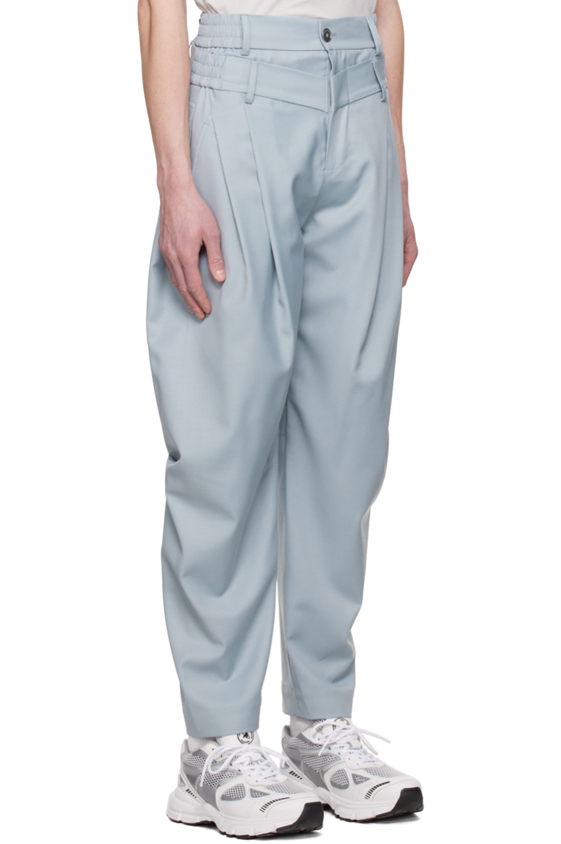 Feng Chen Wang Double Waistband Trousers Size US 34 / EU 50 - 2 Thumbnail