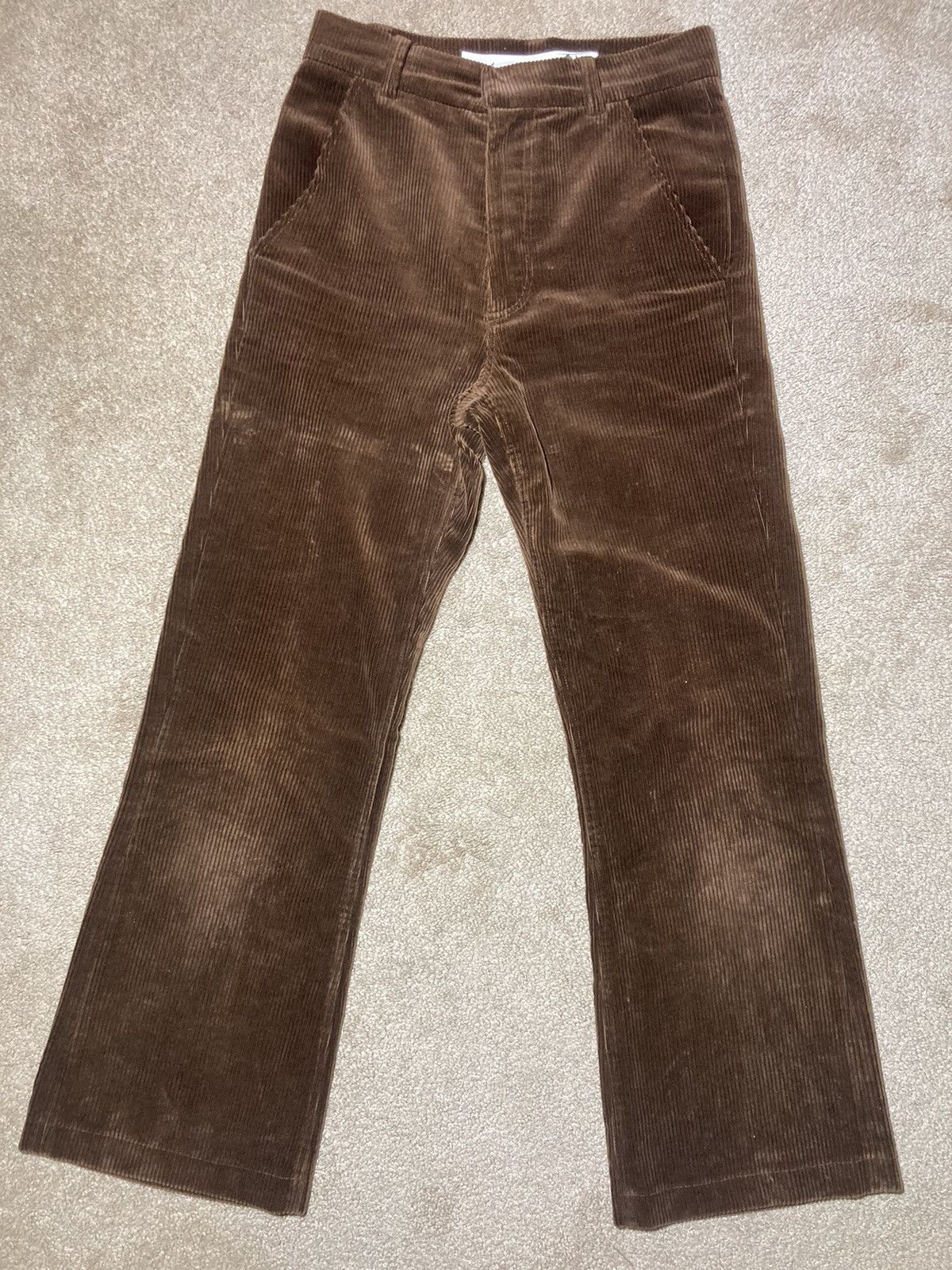 Martine Rose SS17 Martine Rose Corduroy Brown Felt Pants 2017 MR Flare Size US 30 / EU 46 - 2 Thumbnail