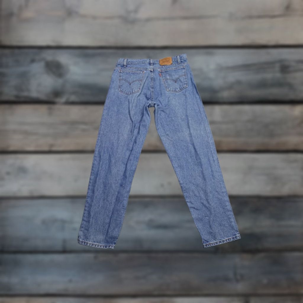 Levi's Levi's 550 Jeans Mens 38x32 Blue Relaxed Fit Light Wash Straight Denim Jeans Mens Size US 38 / EU 54 - 1 Thumbnail