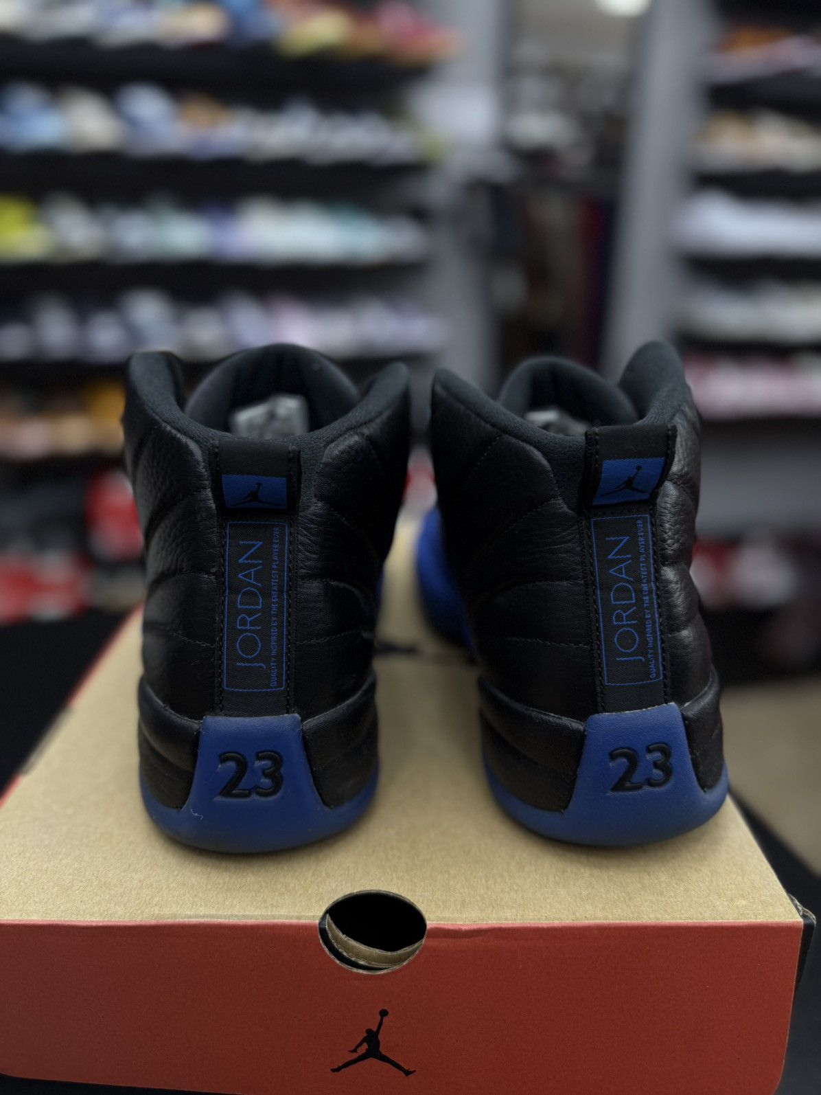 Jordan Brand × Nike Jordan 12 Blueberry Royal Blue Size 11.5 2019 Size US 11.5 / EU 44-45 - 13 Thumbnail