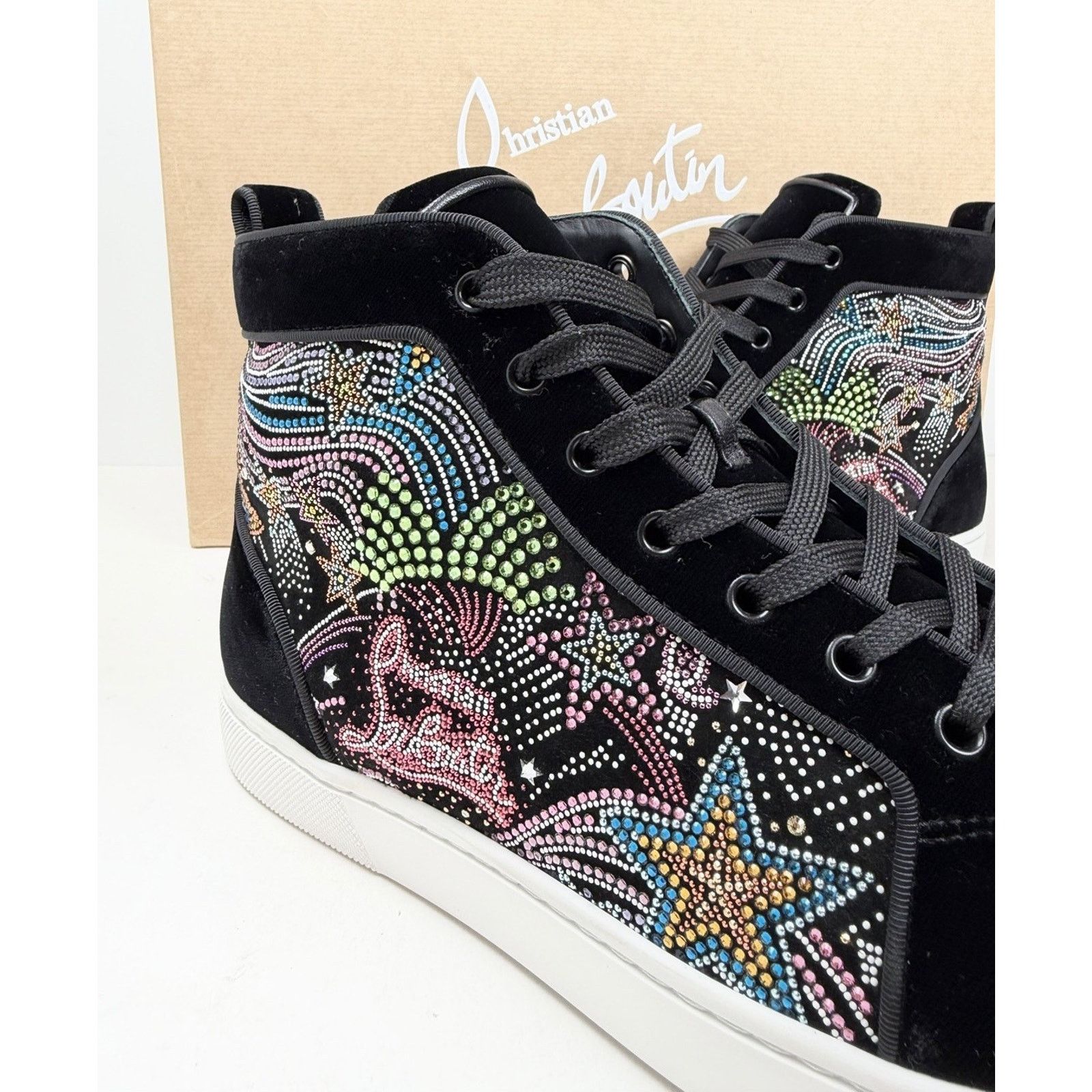 Christian Louboutin Size 8US - Christian Louboutin Crystal Strass NEW Size US 8 / EU 41 - 3 Thumbnail