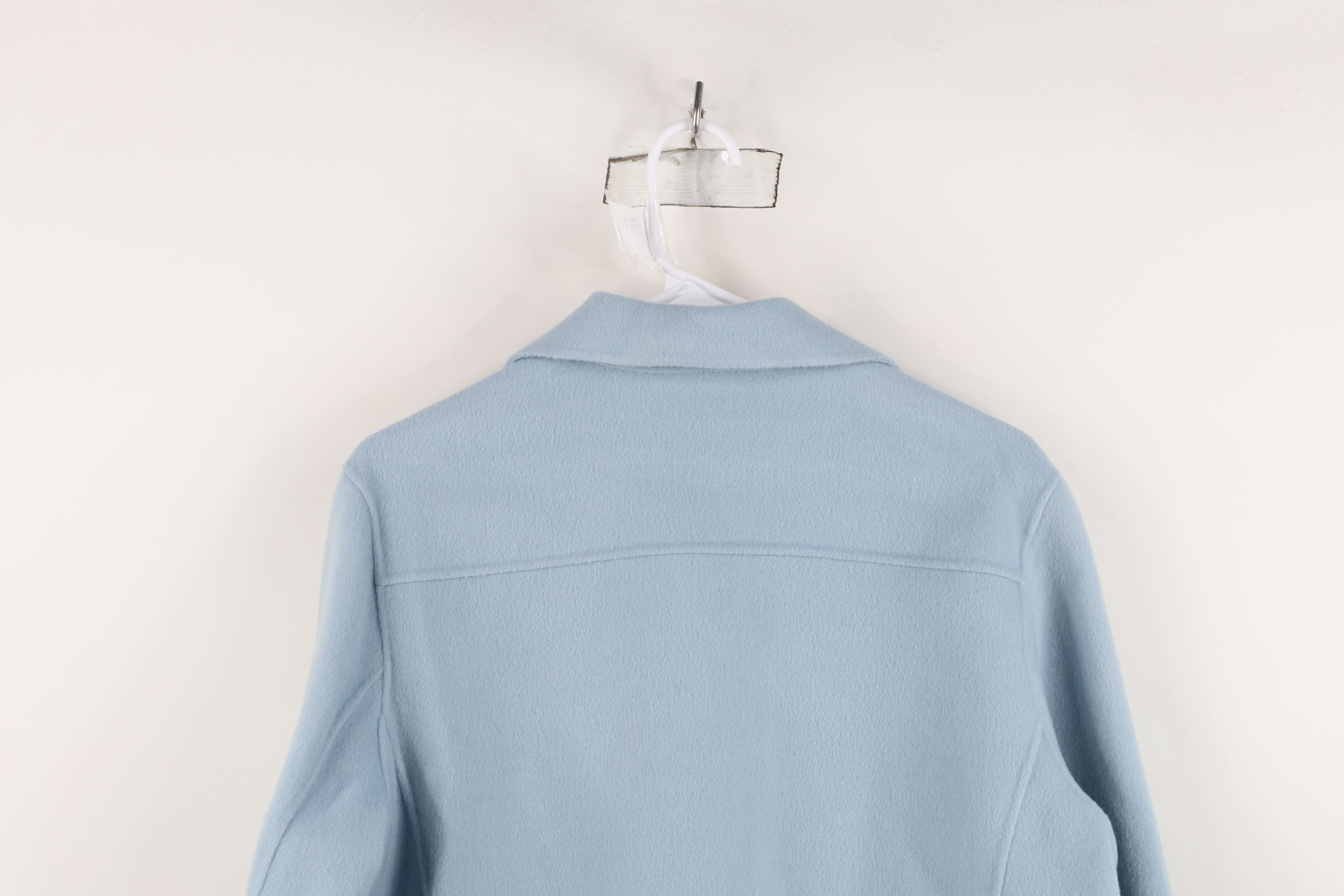 Vintage Vintage 90s Streetwear Open Front Blazer Suit Jacket Blue Size L / US 10 / IT 46 - 14 Thumbnail