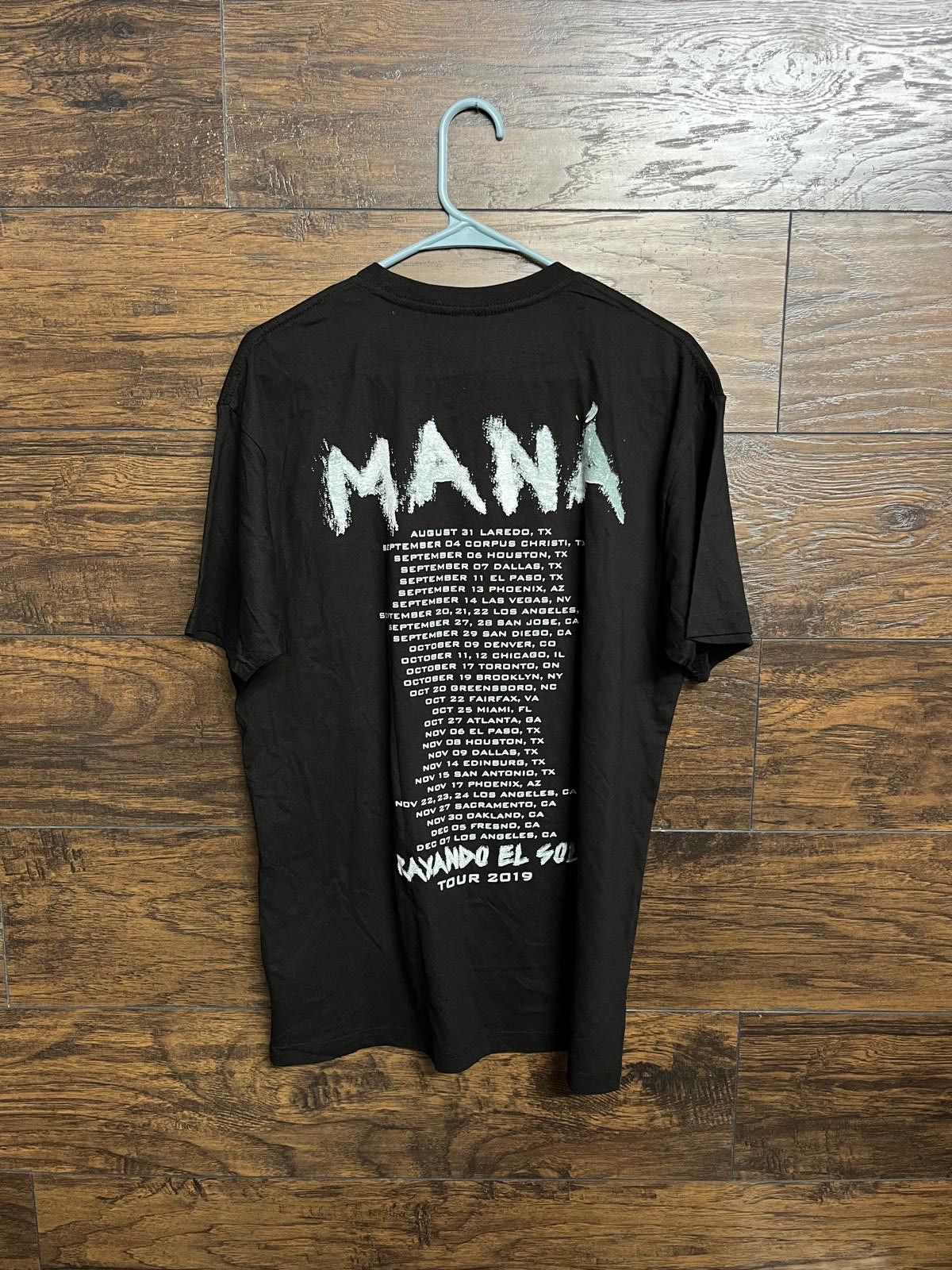 Designer Mana Band T-shirt - Tour Rayando El Sol Tour 2019 - L Size US L / EU 52-54 / 3 - 2 Thumbnail