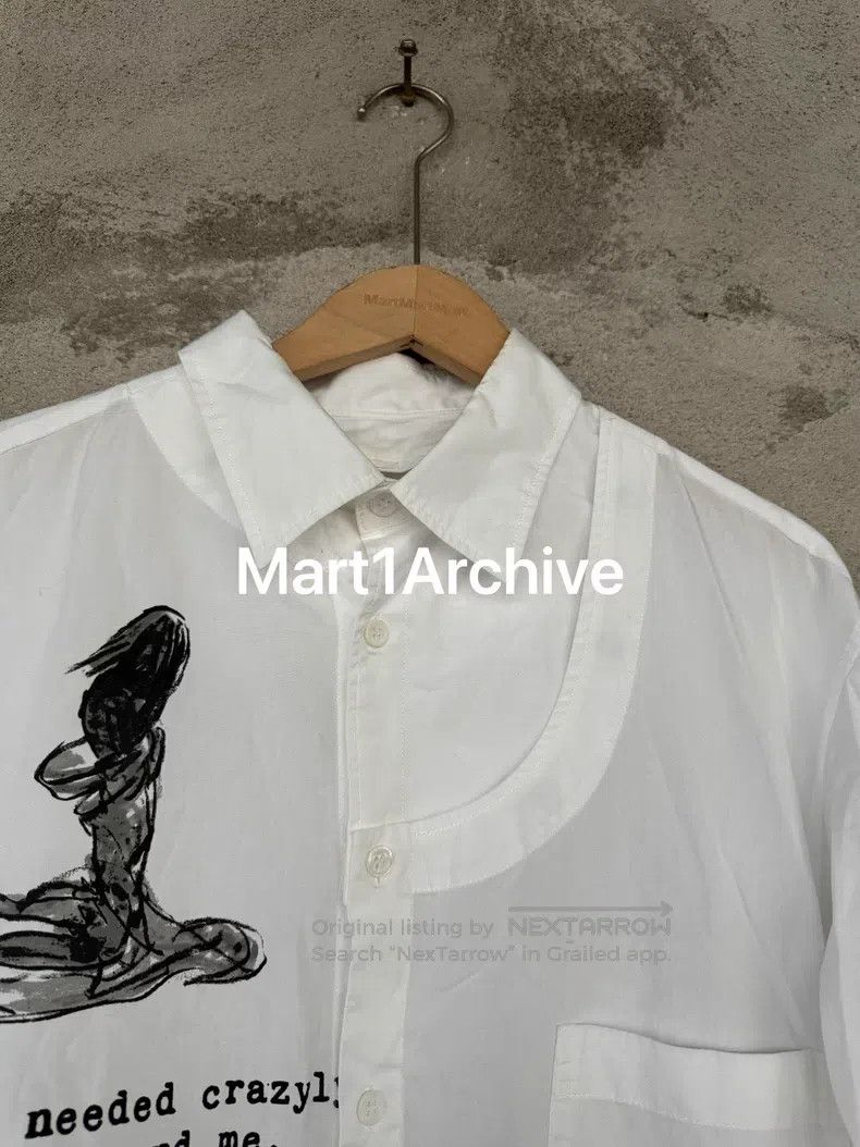Yohji Yamamoto YOHJI YAMAMOTO Hand-painted Double Back Shirt Size US M / EU 48-50 / 2 - 4 Thumbnail