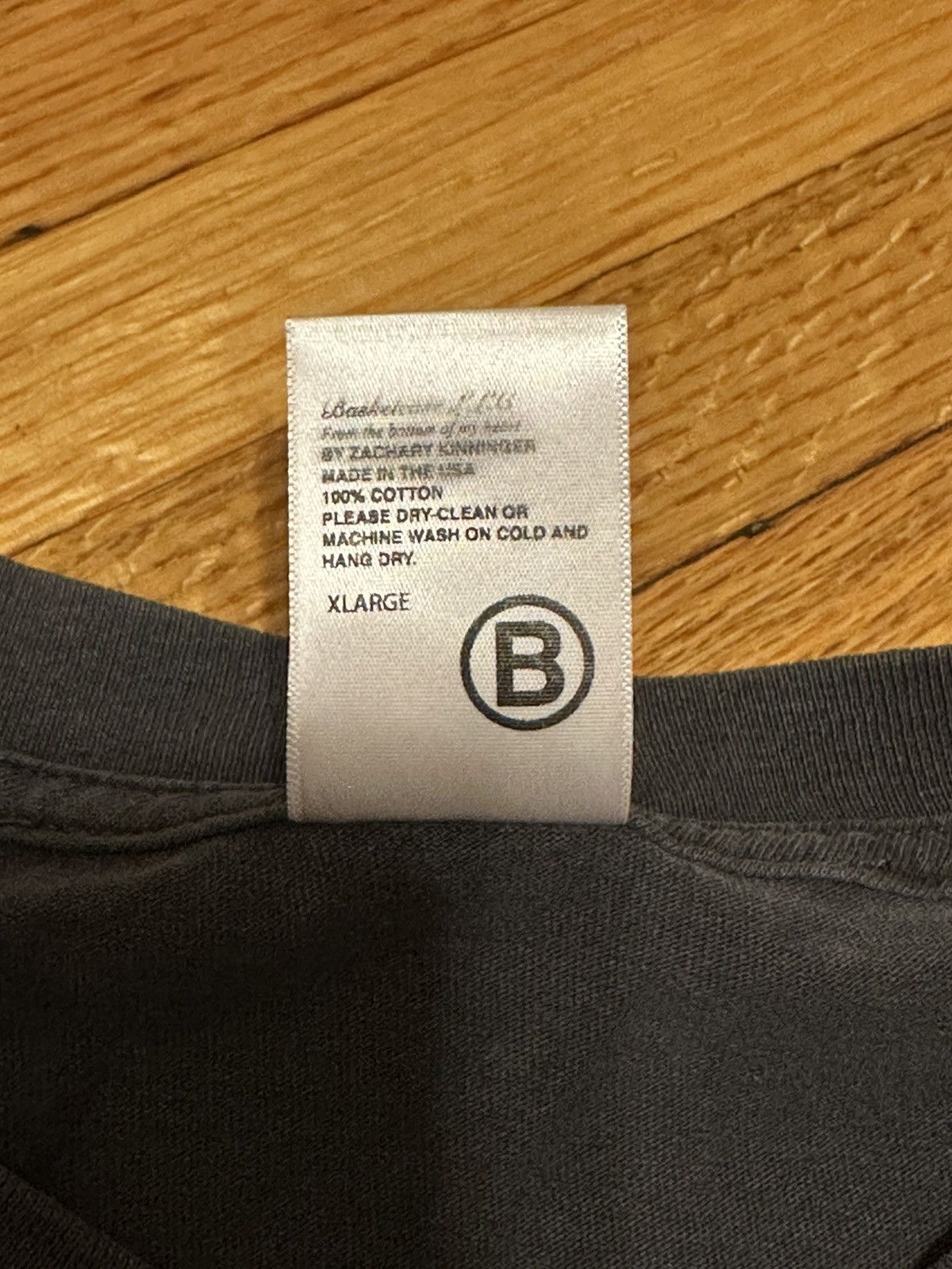 basketcase gallery Basketcase RECRUIT, a painted black t-shirt Size US XL / EU 56 / 4 - 7 Thumbnail