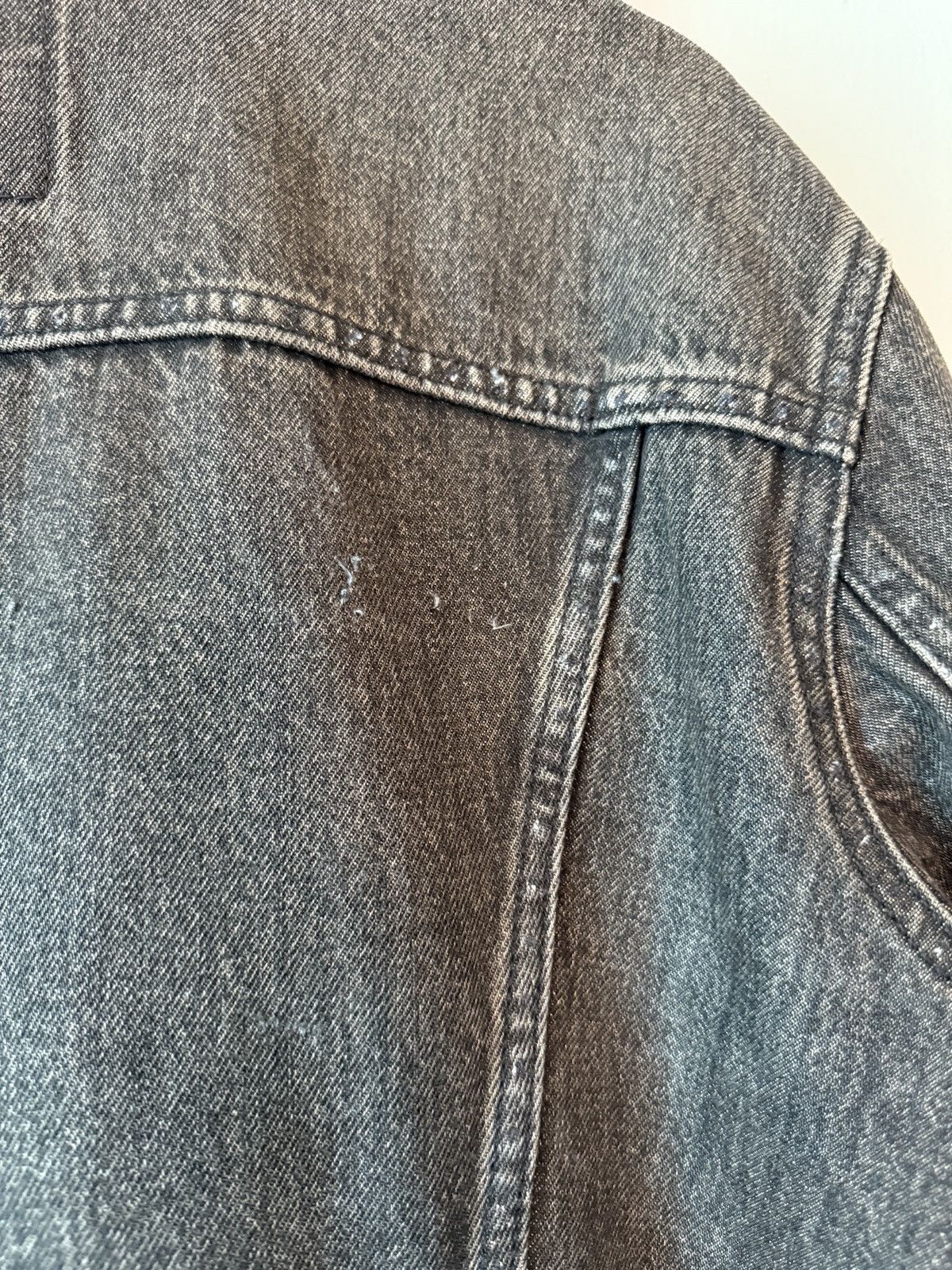 Levi's Washed Black Sample Type III Denim Jacket Size US M / EU 48-50 / 2 - 15 Thumbnail