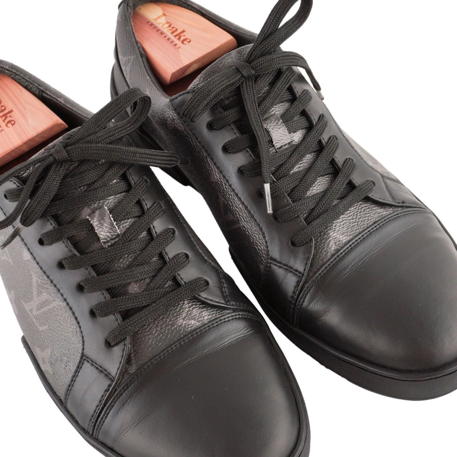 Louis Vuitton Louis Vuitton Eclipse Monogram LV Logo Match Up Sneakers Size US 11 / EU 44 - 4 Thumbnail