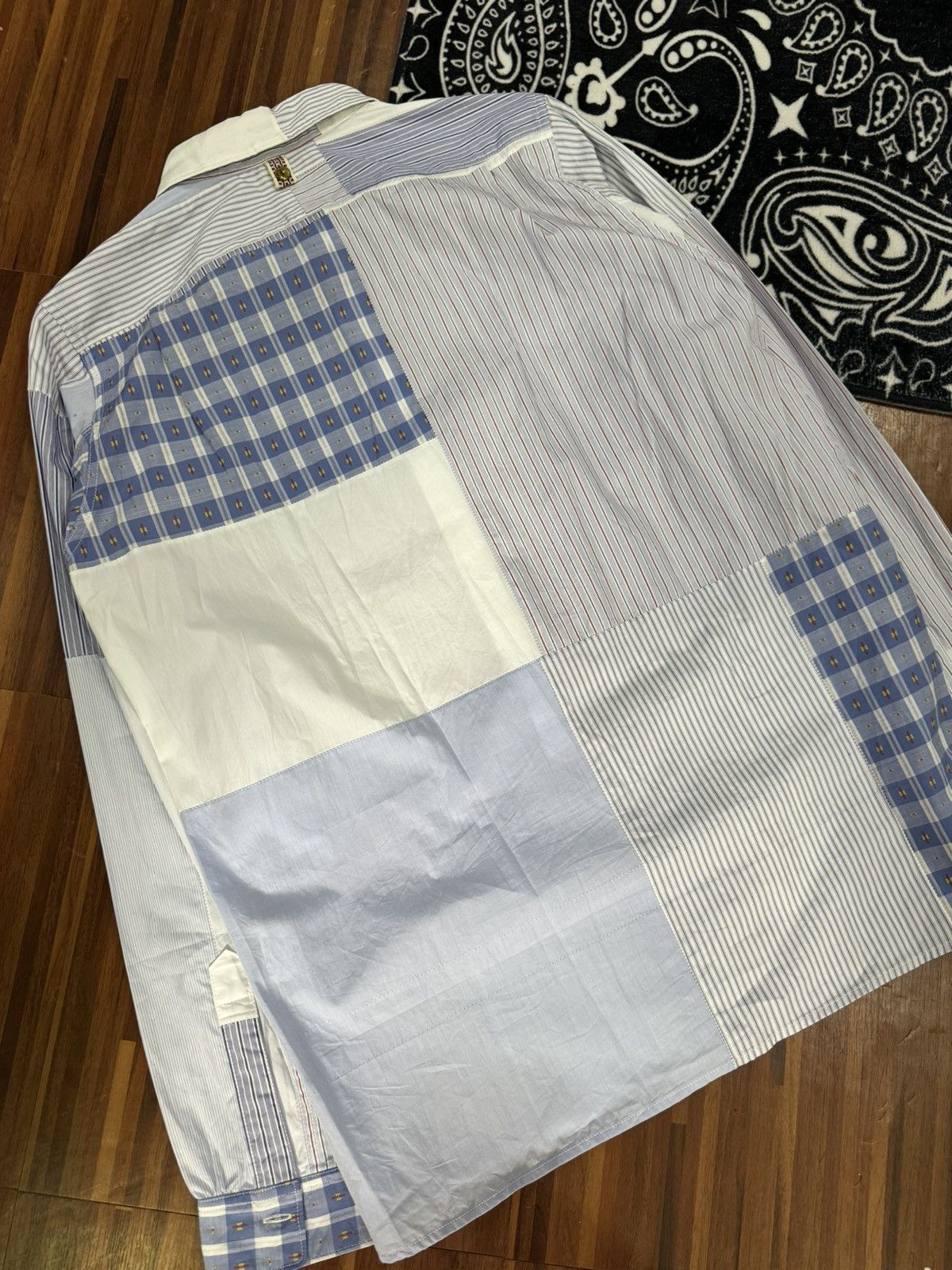 Visvim VISVIM 16SS LONG RIDER SHIRT L/S FLUX PW Rider Shirt Blue Size US M / EU 48-50 / 2 - 5 Thumbnail