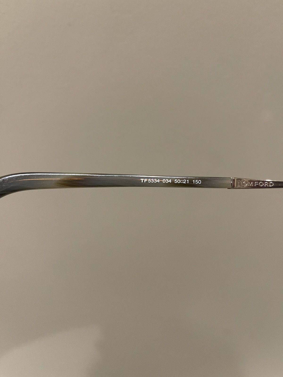 Tom Ford Tom Ford - half rim horn glasses x2 Size 34 - 6 Thumbnail