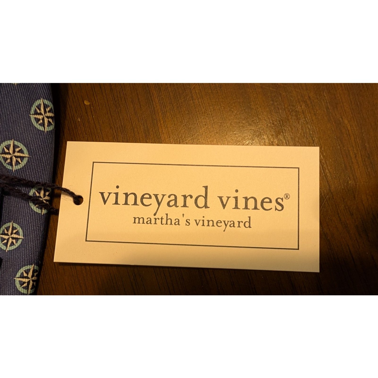 Vineyard Vines Vineyard Vines Custom Collection Men's Blue Multi Silk Tie Size ONE SIZE - 4 Thumbnail