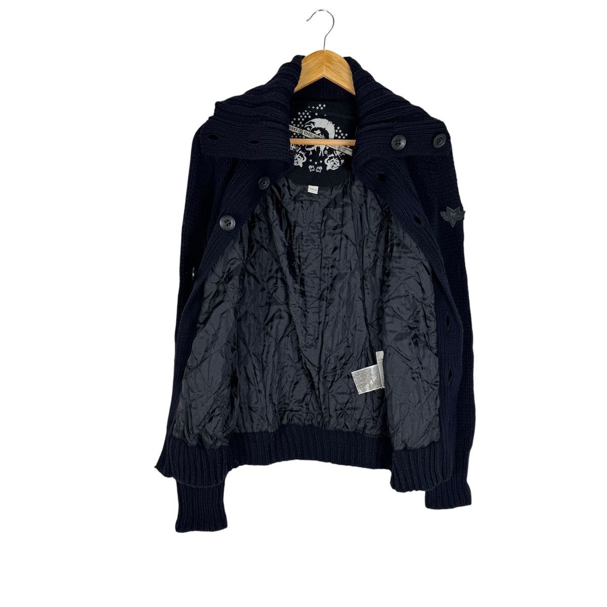 Diesel 🔥DIESEL FEMALE KNITWEAR TURTLENECK JACKET Size XS / US 0-2 / IT 36-38 - 10 Thumbnail