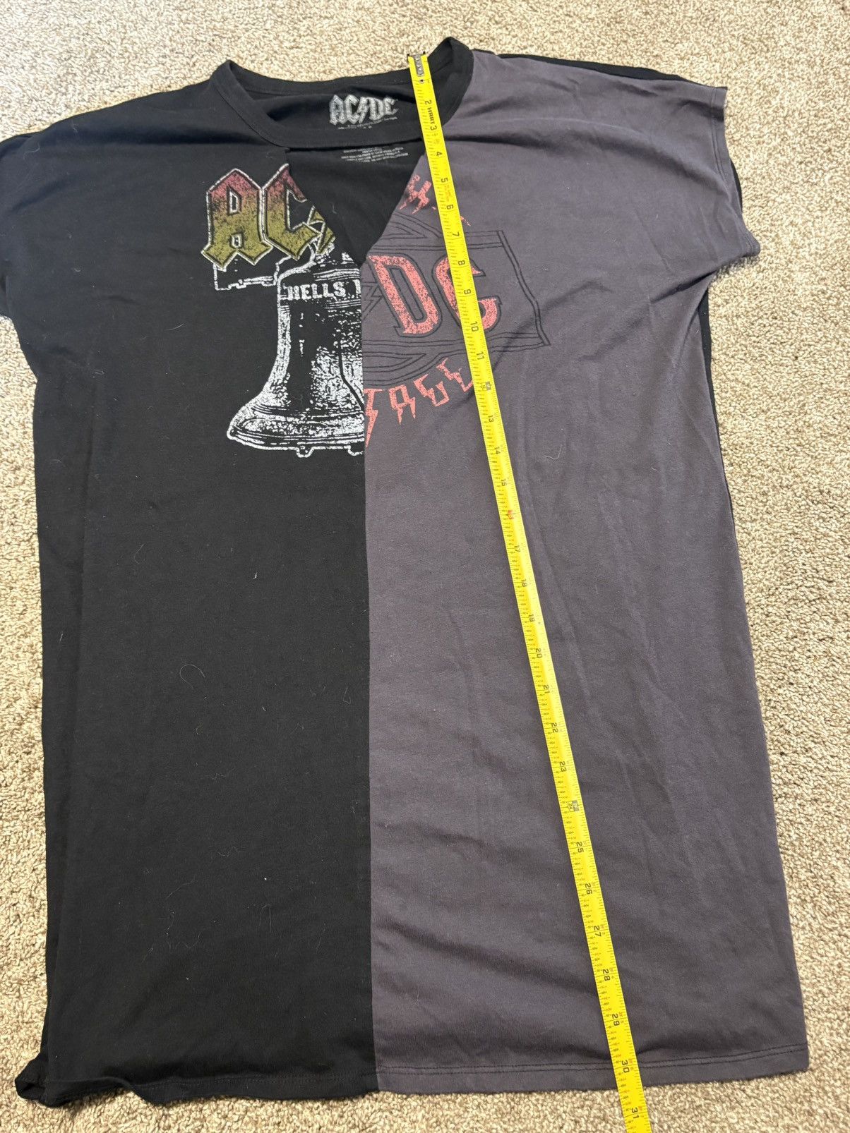AC/DC (AC/DC) Split Band Mini Dress/Oversized Tee: Size Medium Size M / US 6-8 / IT 42-44 - 4 Thumbnail