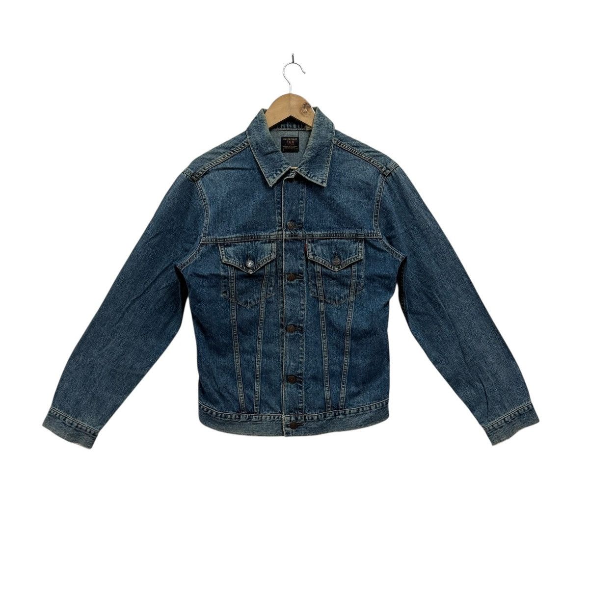FOB Factory Vintage Fob Factory Union Made Denim Trucker Jacket Size US M / EU 48-50 / 2 - 1 Thumbnail