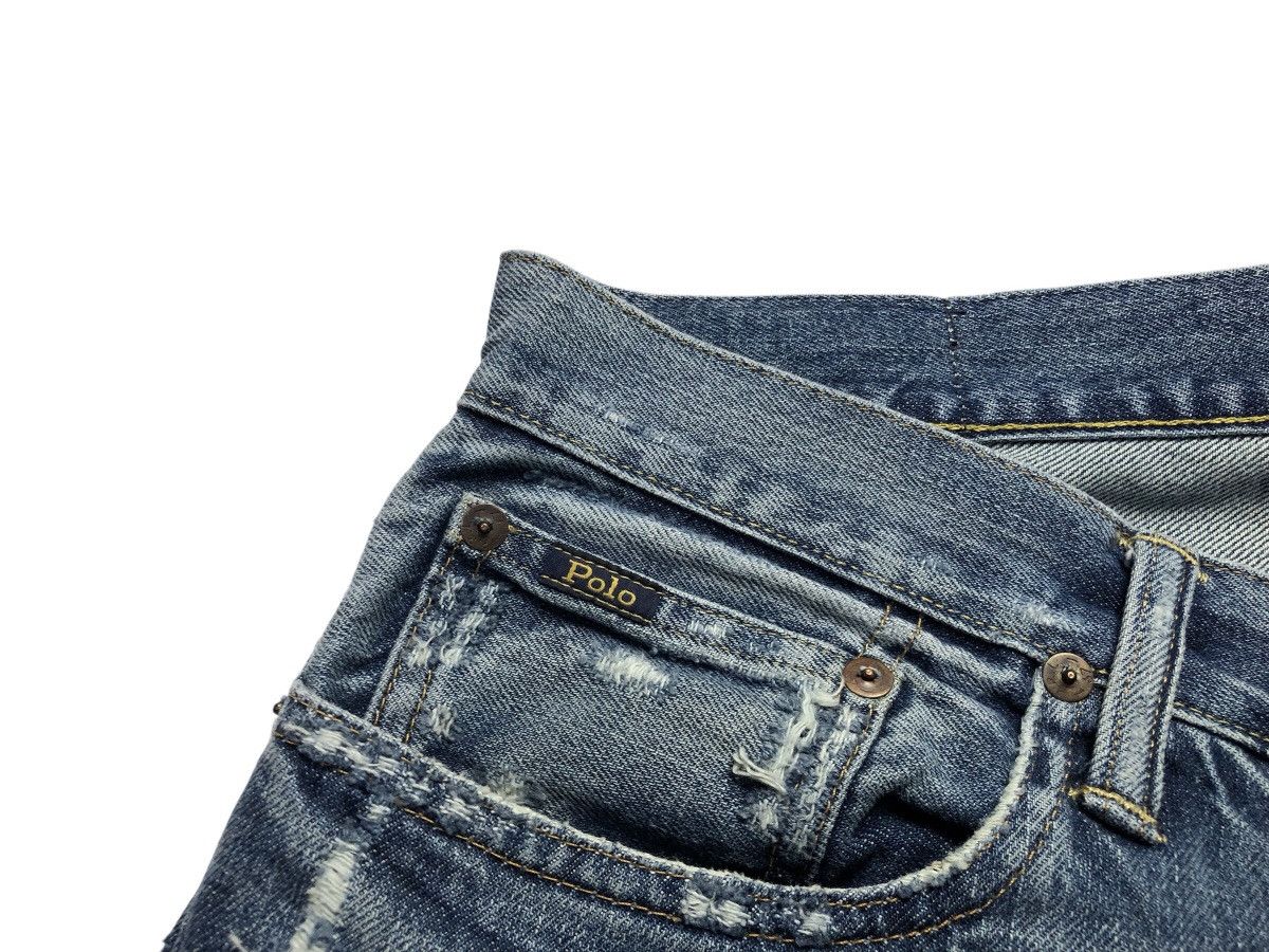 Polo Ralph Lauren Polo Ralph Lauren distressed patchwork jeans Size US 33 - 5 Thumbnail