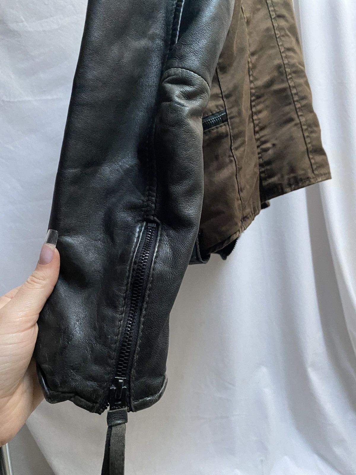tigha Asymmetrical leather jacket Size M / US 6-8 / IT 42-44 - 6 Thumbnail