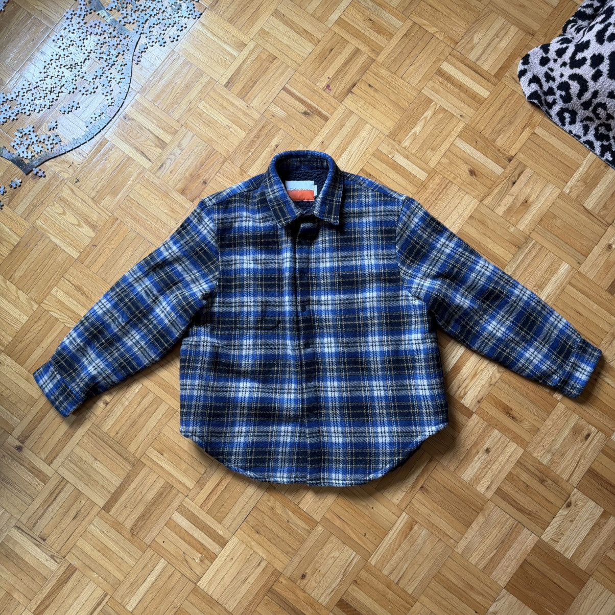 Calvin Klein × Heron Preston Calvin Klein × Heron Preston Heavy Flannel Shirt Jacket XL Size US XL / EU 56 / 4 - 1 Thumbnail