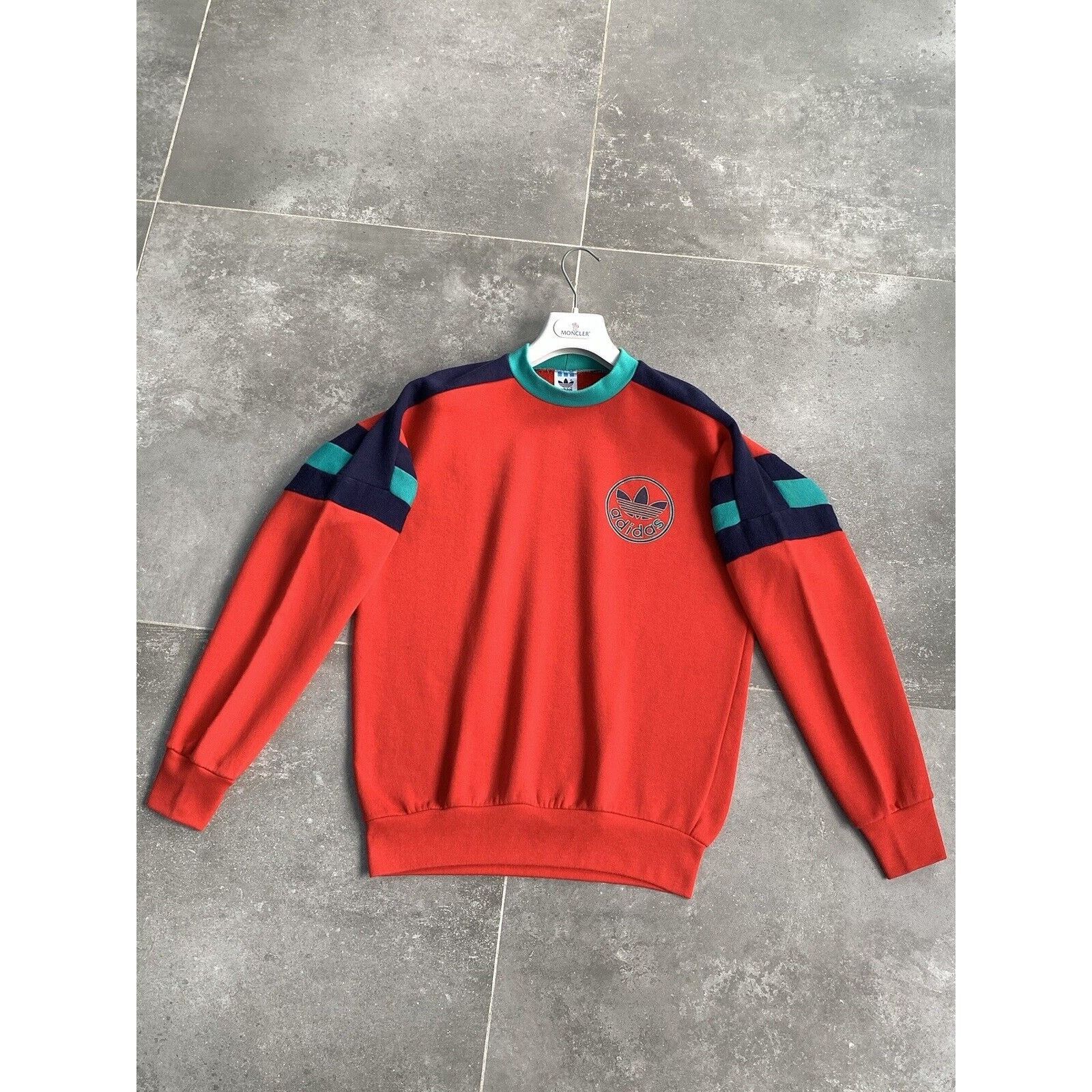 Adidas × Vintage Men's ADIDAS ORIGINALS Sweatshirt 80s Pullover Jumper SZ S Size US S / EU 44-46 / 1 - 1 Thumbnail