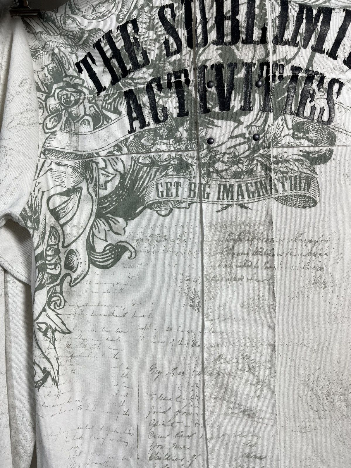 Japanese Brand 2000's In The Attic Sick Tribal Poem Longsleeve Size US L / EU 52-54 / 3 - 5 Thumbnail
