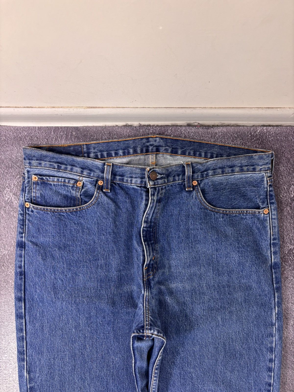 Levi's Vintage Levi’s 751 Men’s Straight Leg USA Blue Denim Jeans Size US 40 / EU 56 - 16 Thumbnail