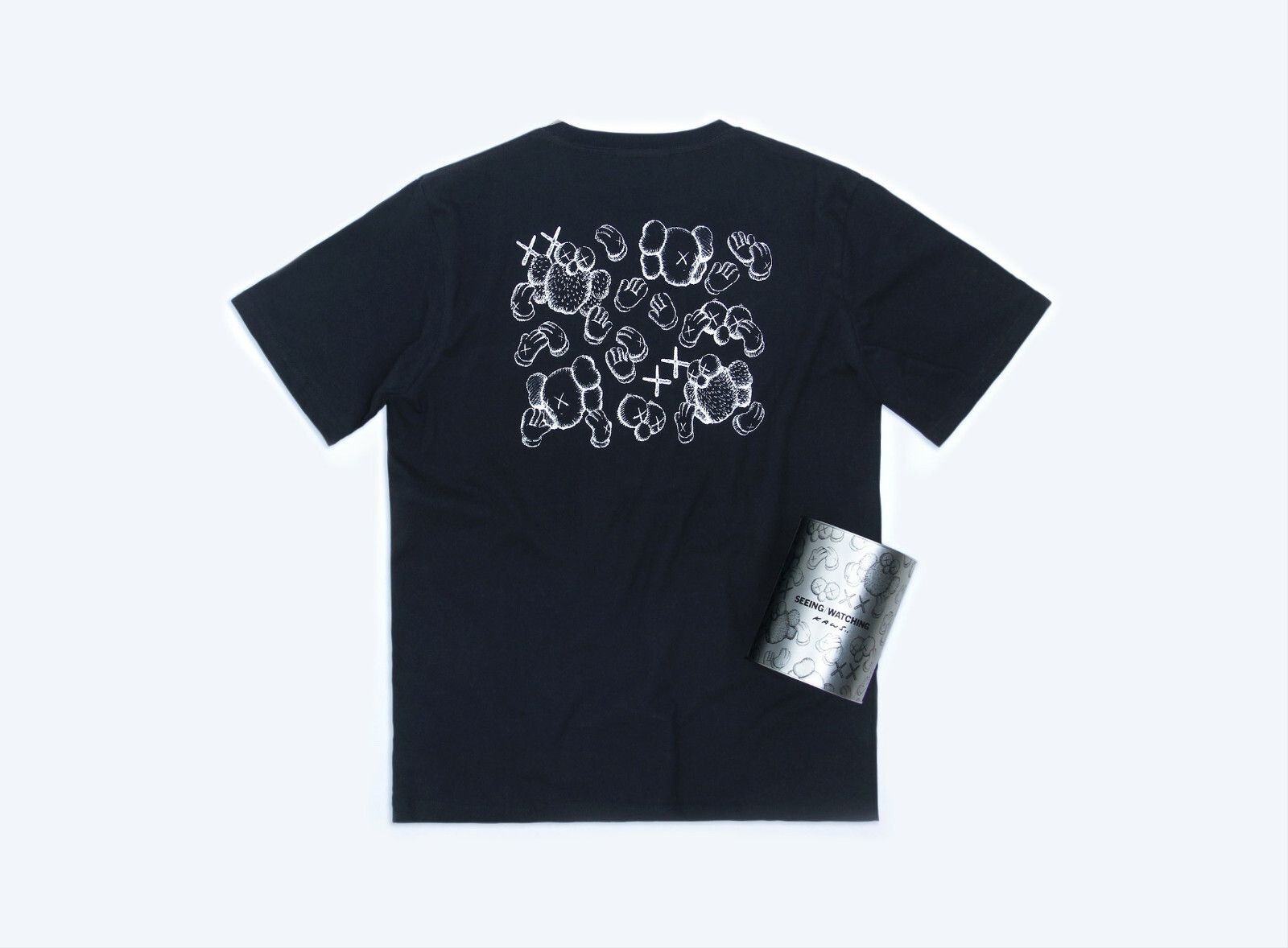 Kaws KAWS Seeing Watching Canned Black Pocket T-shirt Size Large Size US L / EU 52-54 / 3 - 2 Thumbnail