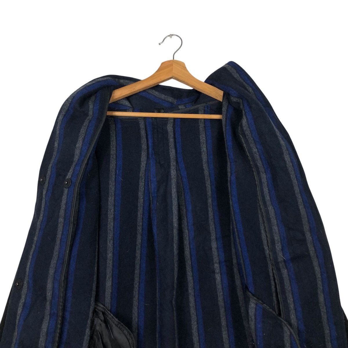 Japanese Brand 📌Vintage Wool Jacket Rich Black Keith Issey Miyake Size US M / EU 48-50 / 2 - 15 Thumbnail