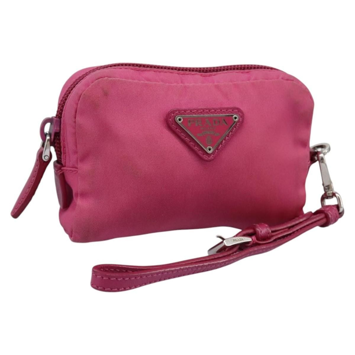Prada Prada Wristlet Zip Pouch Tessuto Size ONE SIZE - 1 Thumbnail