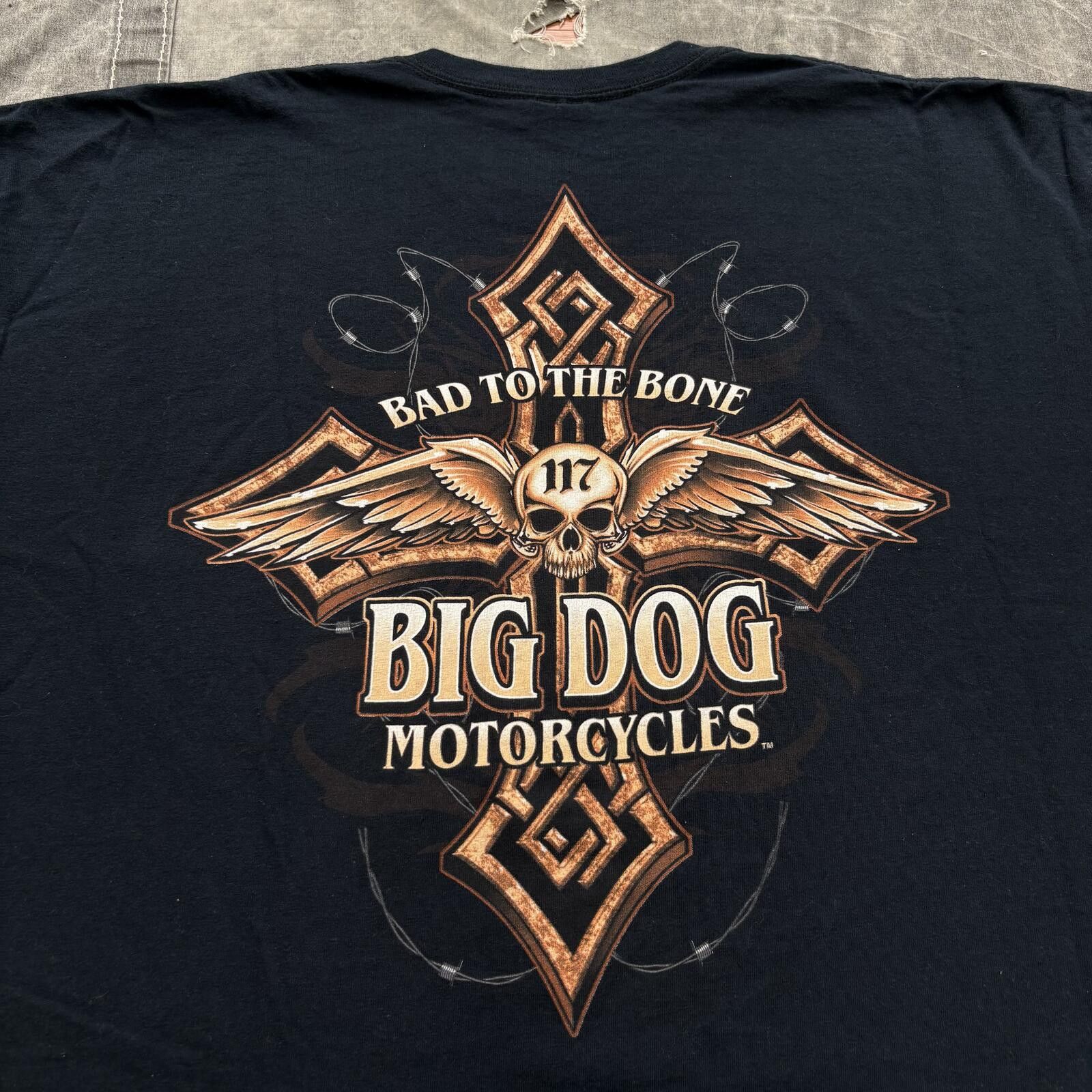 Gildan Vintage Y2K Big Dog Motorcycles West Coast Choppers Shirt Size US XL / EU 56 / 4 - 5 Thumbnail
