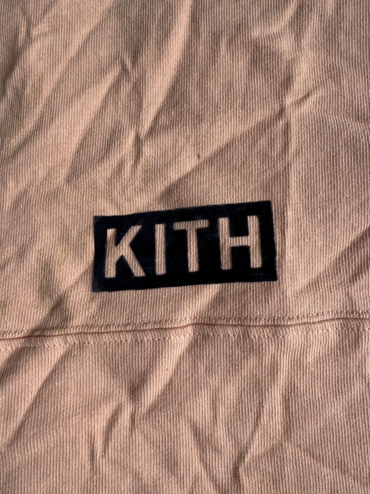 Kith Kith Track Paneled Long-Sleeve T-Shirt 'Pink' Size US M / EU 48-50 / 2 - 3 Thumbnail