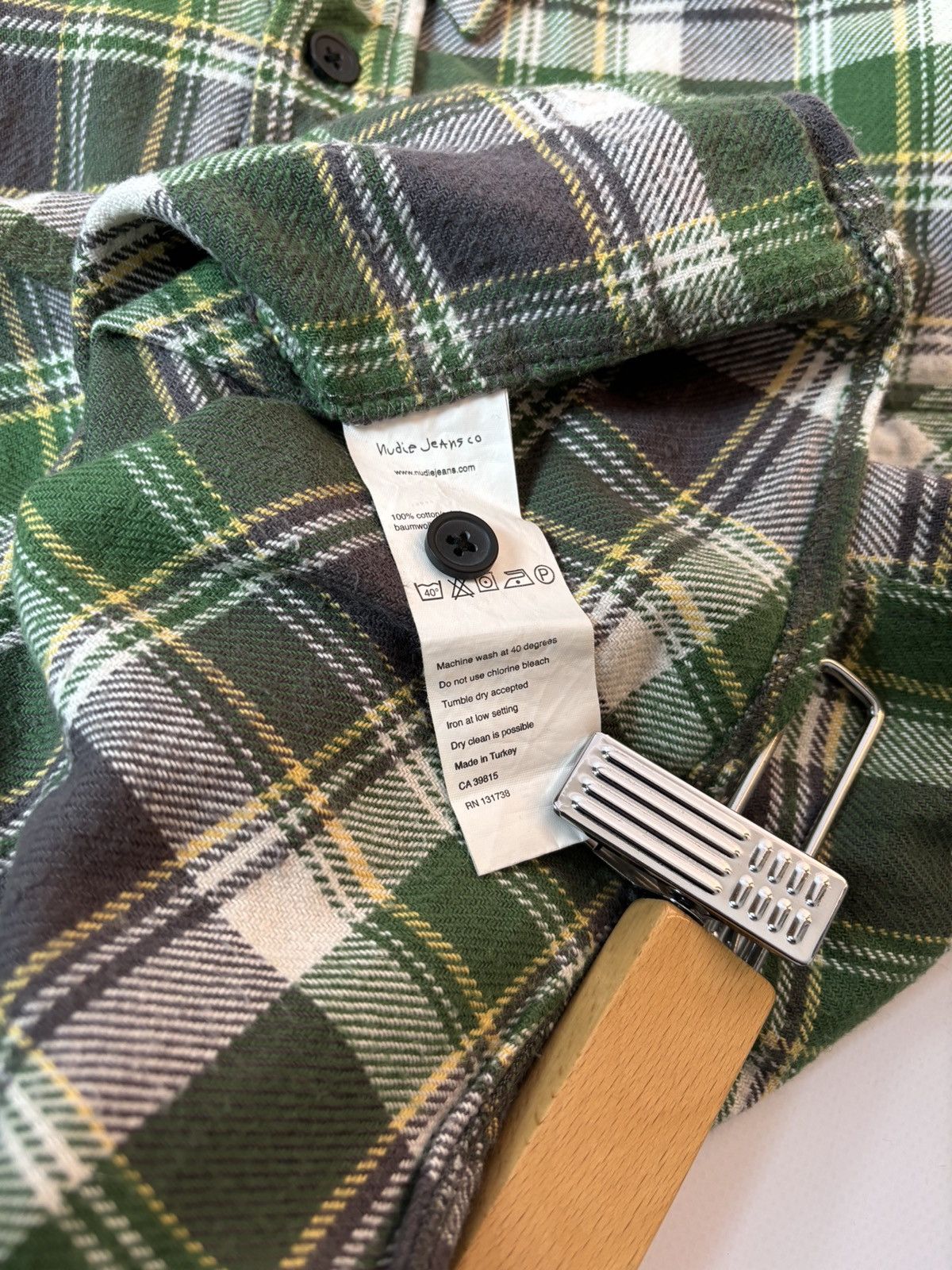 Nudie Jeans Nudie Jeans Long Sleeve Button-Up Checkered Flannel Shirt Size US M / EU 48-50 / 2 - 5 Thumbnail