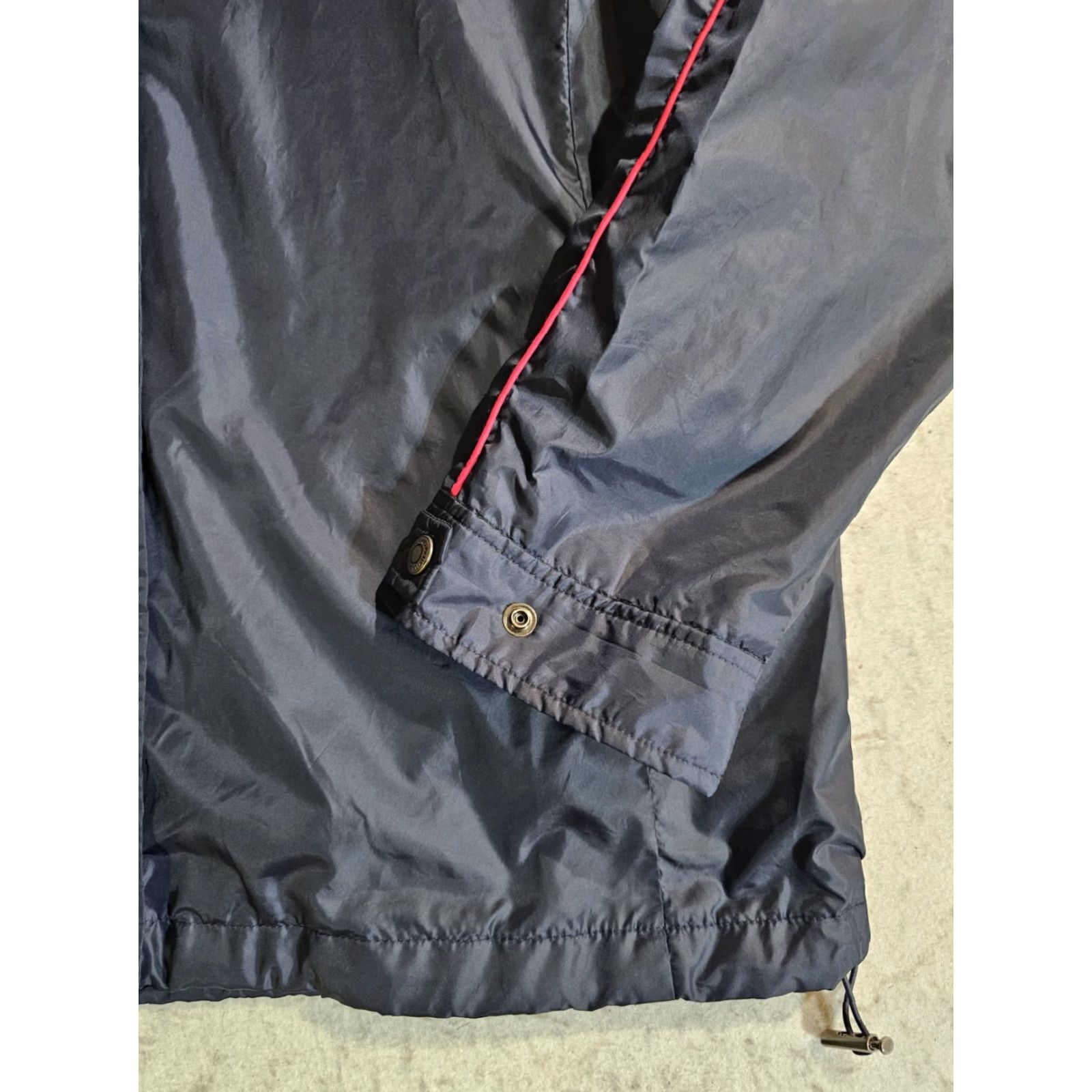 Polo Ralph Lauren VINTAGE Lauren Ralph Lauren Windbreaker Jacket Mens 90s Navy Red Piping Size Lg Blue Logo Zipper Full Zip Pockets Casual Travel Size US L / EU 52-54 / 3 - 5 Thumbnail