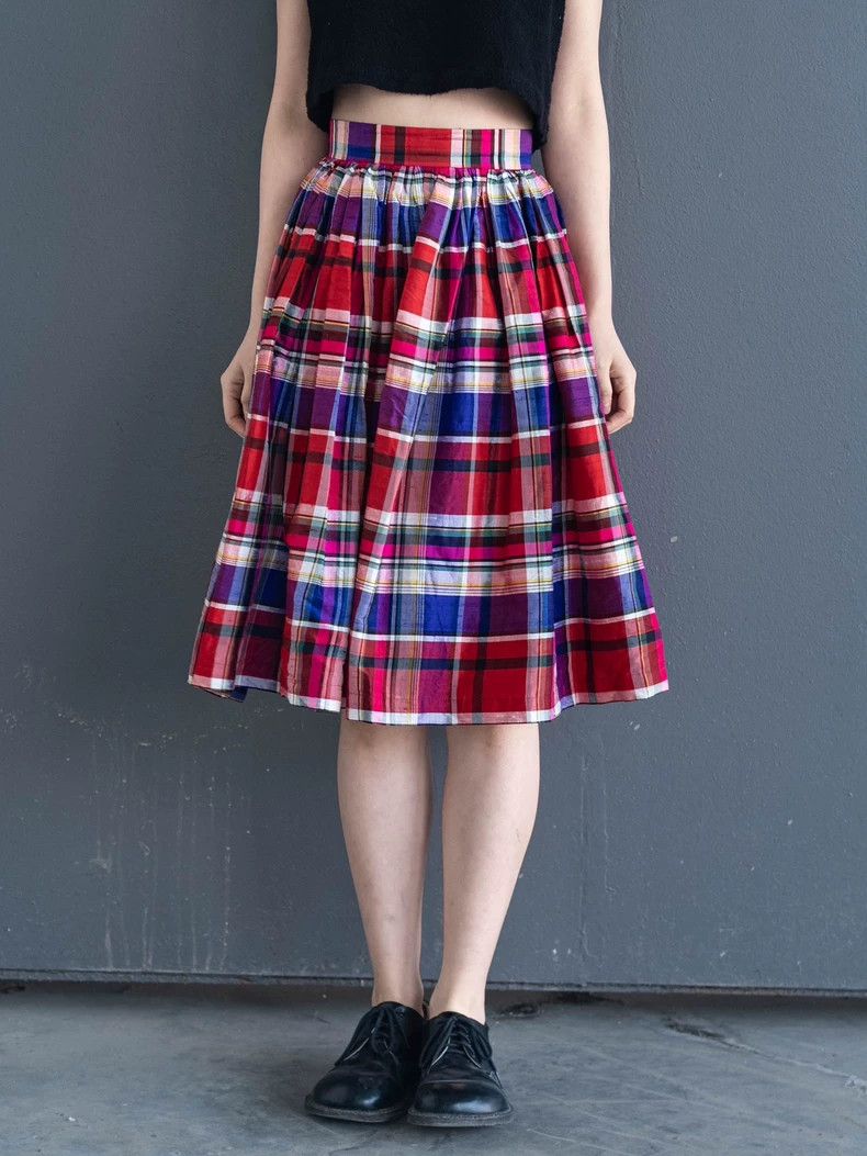 Vivienne Westwood Vivienne Westwood Vintage checkered silk half skirt Size 27" / US 4 / IT 40 - 4 Thumbnail