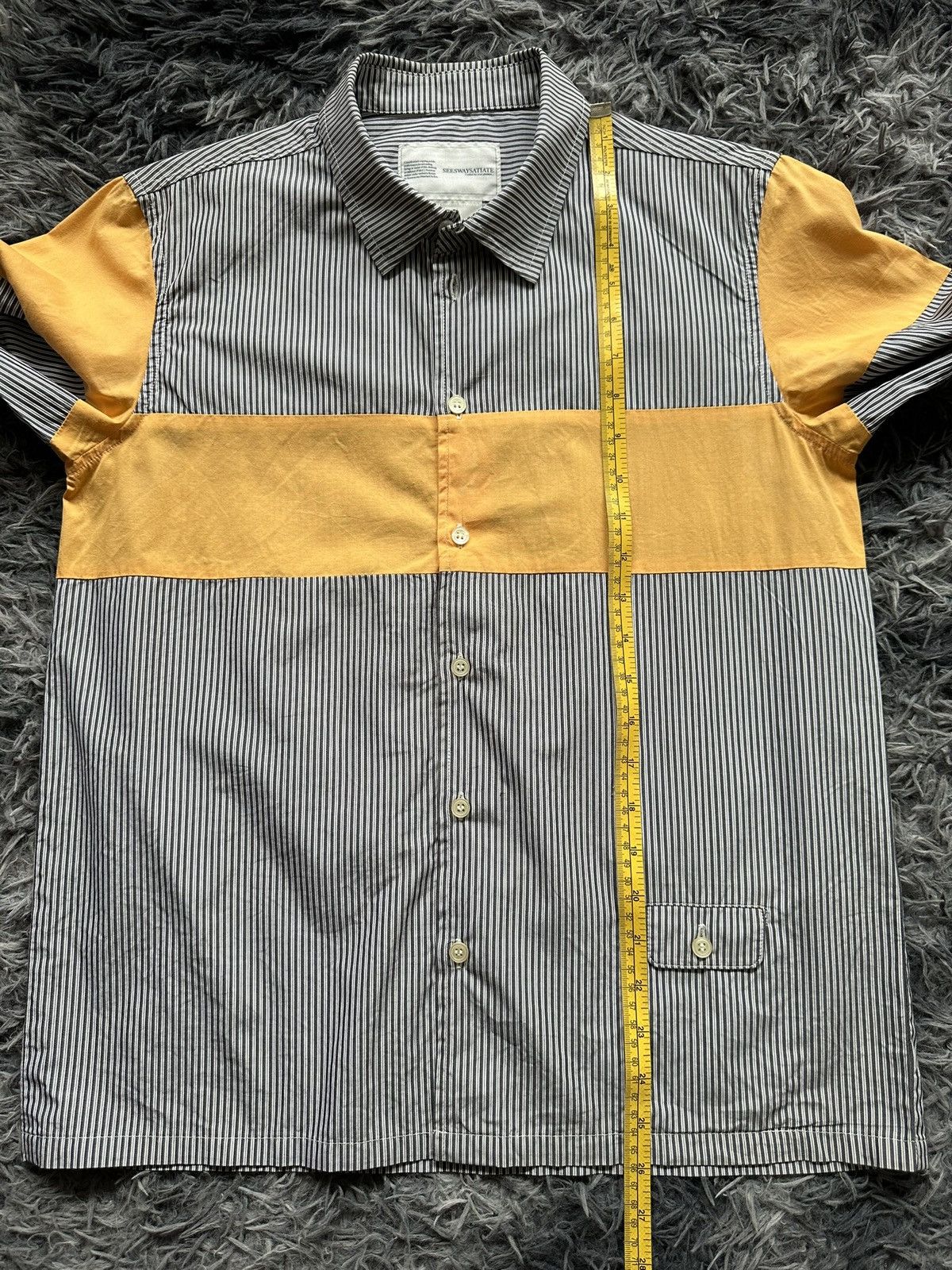 Japanese Brand 2008SS - Seesway Satiate Japan button up shirt Size US M / EU 48-50 / 2 - 15 Thumbnail