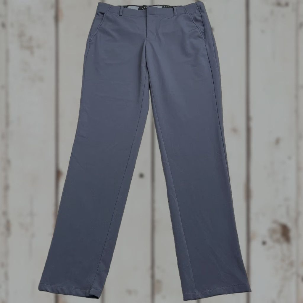Nike Nike Flex Vapor Golf Pants Men’s 34 x 34 Slim Flat Front Straight Dri Fit Gray Size US 34 / EU 50 - 1 Thumbnail