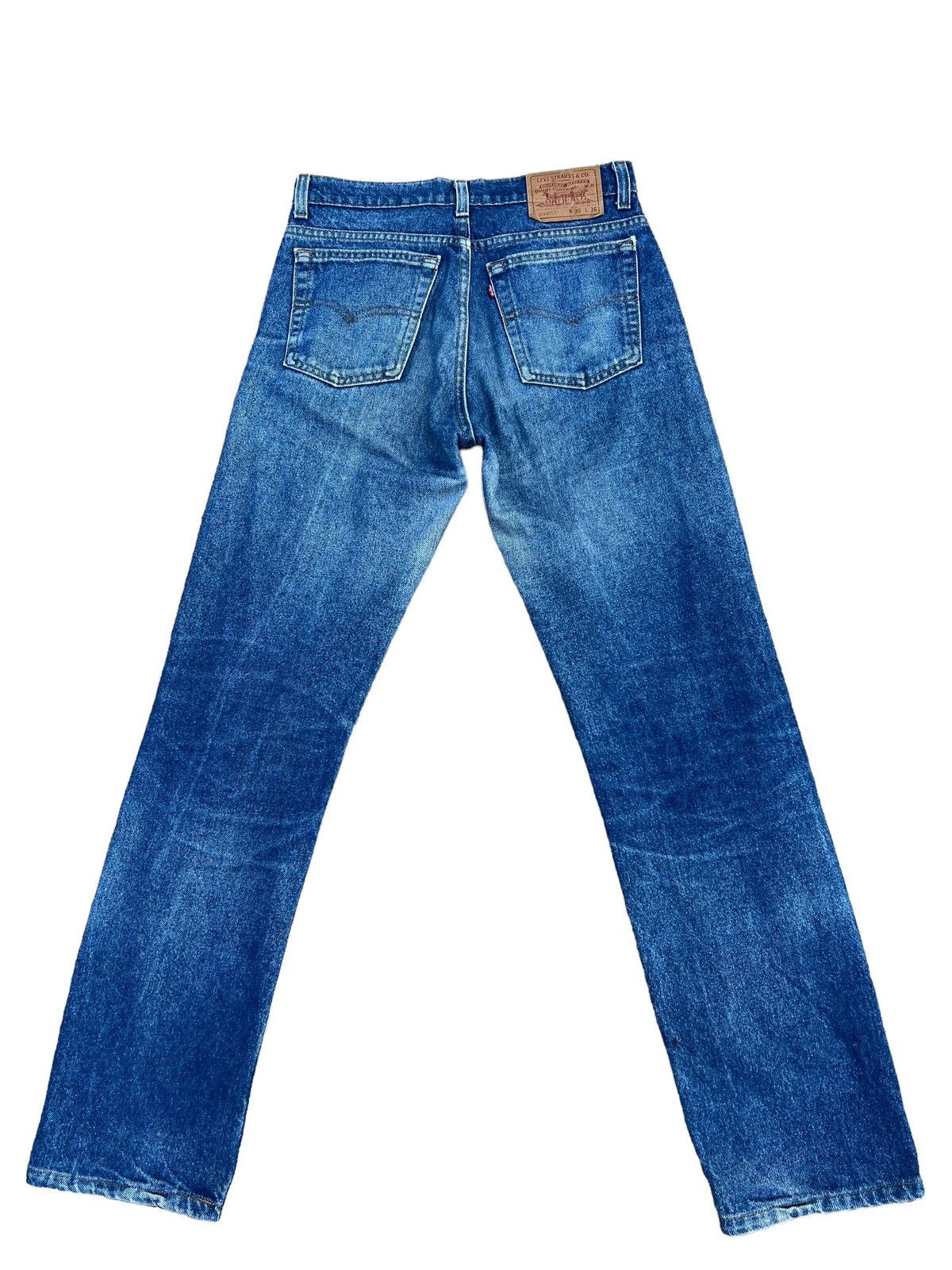 Levi's Vintage 90s Levi’s 505 Faded Blue Denim Jeans 30x31.5 Size US 30 / EU 46 - 2 Thumbnail