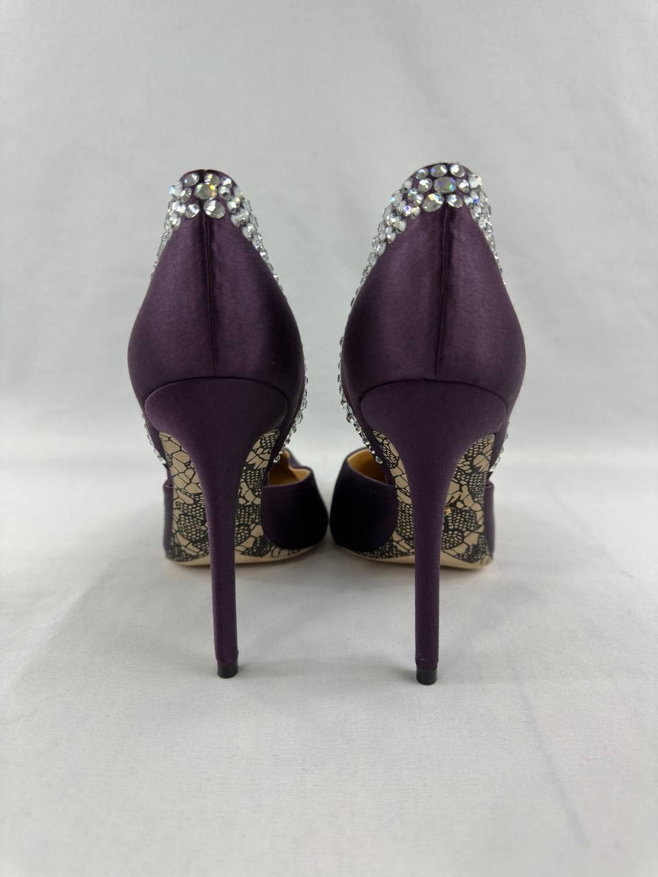 Paciotti Cesare Paciotti Silk Purple Pump Heels Size US 11.5 / IT 41.5 - 9 Thumbnail