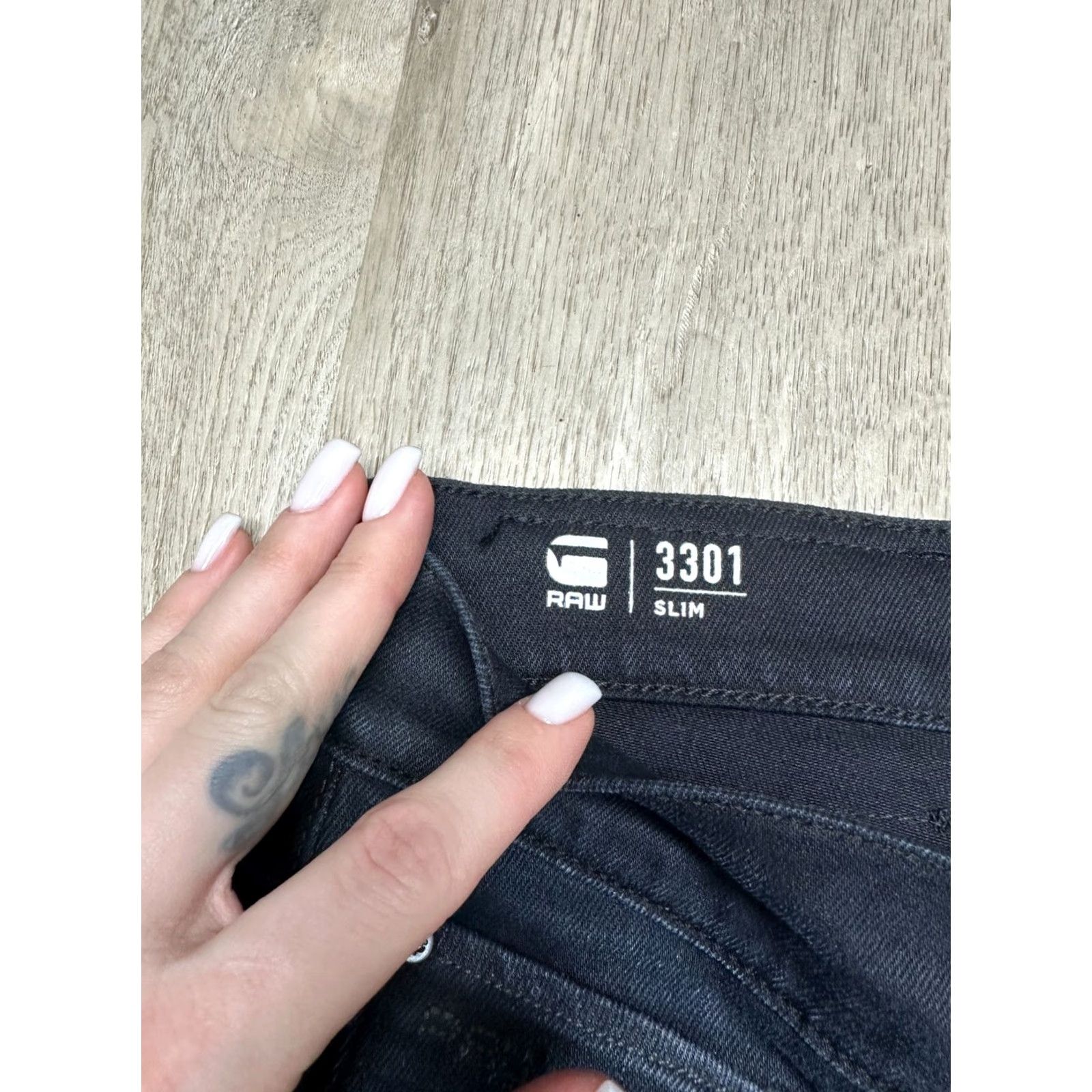 G-Star G-Star 3301 Slim Jeans Denim Pants 32 Mens Blue Cotton 36in Inseam Regular Waist 32 Slim Fit Jeans Size US 32 / EU 48 - 3 Thumbnail
