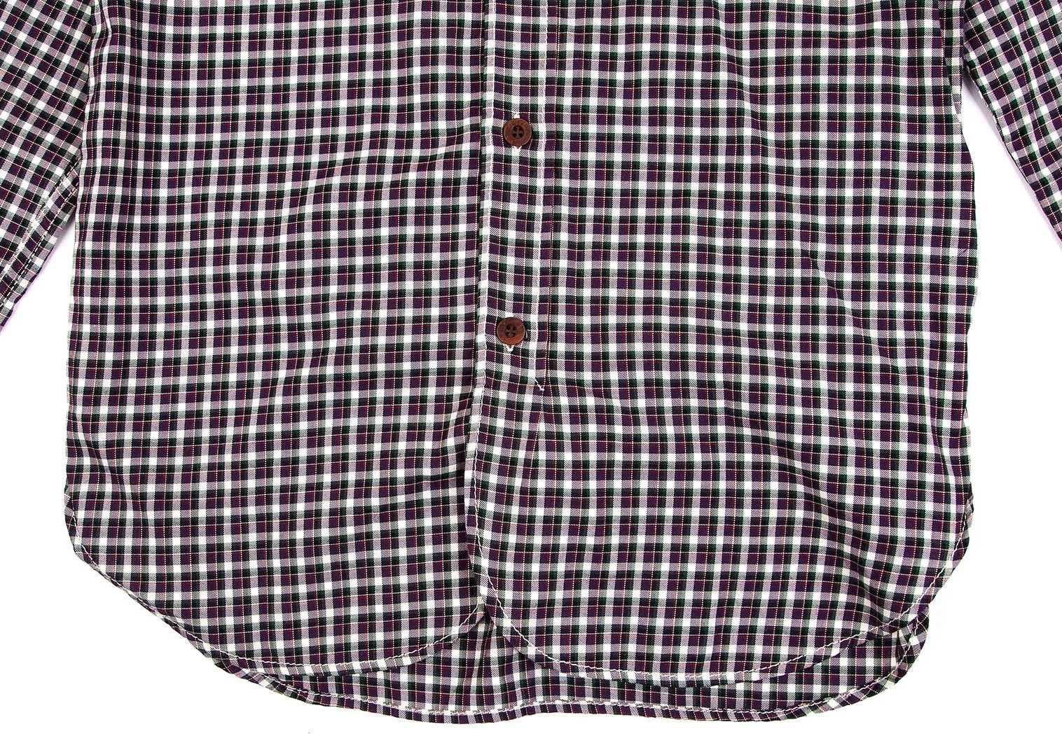 Junya Watanabe Checkered Shirt in Purple and Green, Size XS Size US XS / EU 42 / 0 - 8 Thumbnail