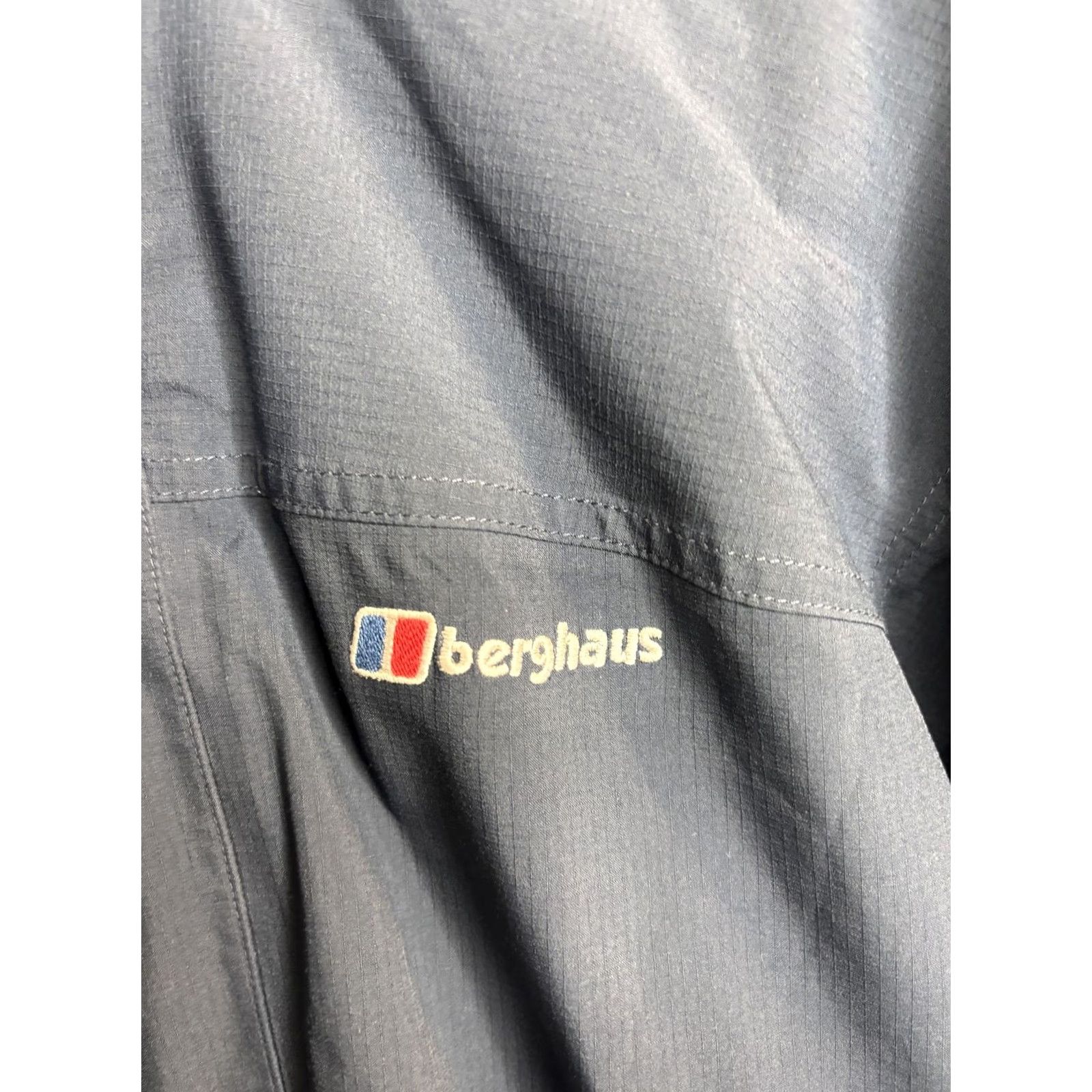 Berghaus Berghaus Jacket Mens Blue Hooded Ripstop Rain Shell Parka Hiking Outdoor Windbreaker M Blue Mens Size US M / EU 48-50 / 2 - 2 Thumbnail