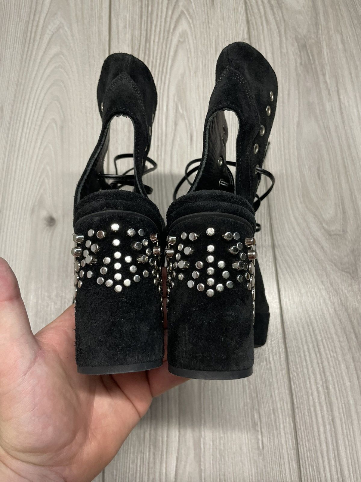 Alexander McQueen MCQ by Aleksander McQueen heels Boots mainline avant garde Size US 7 / IT 37 - 10 Thumbnail