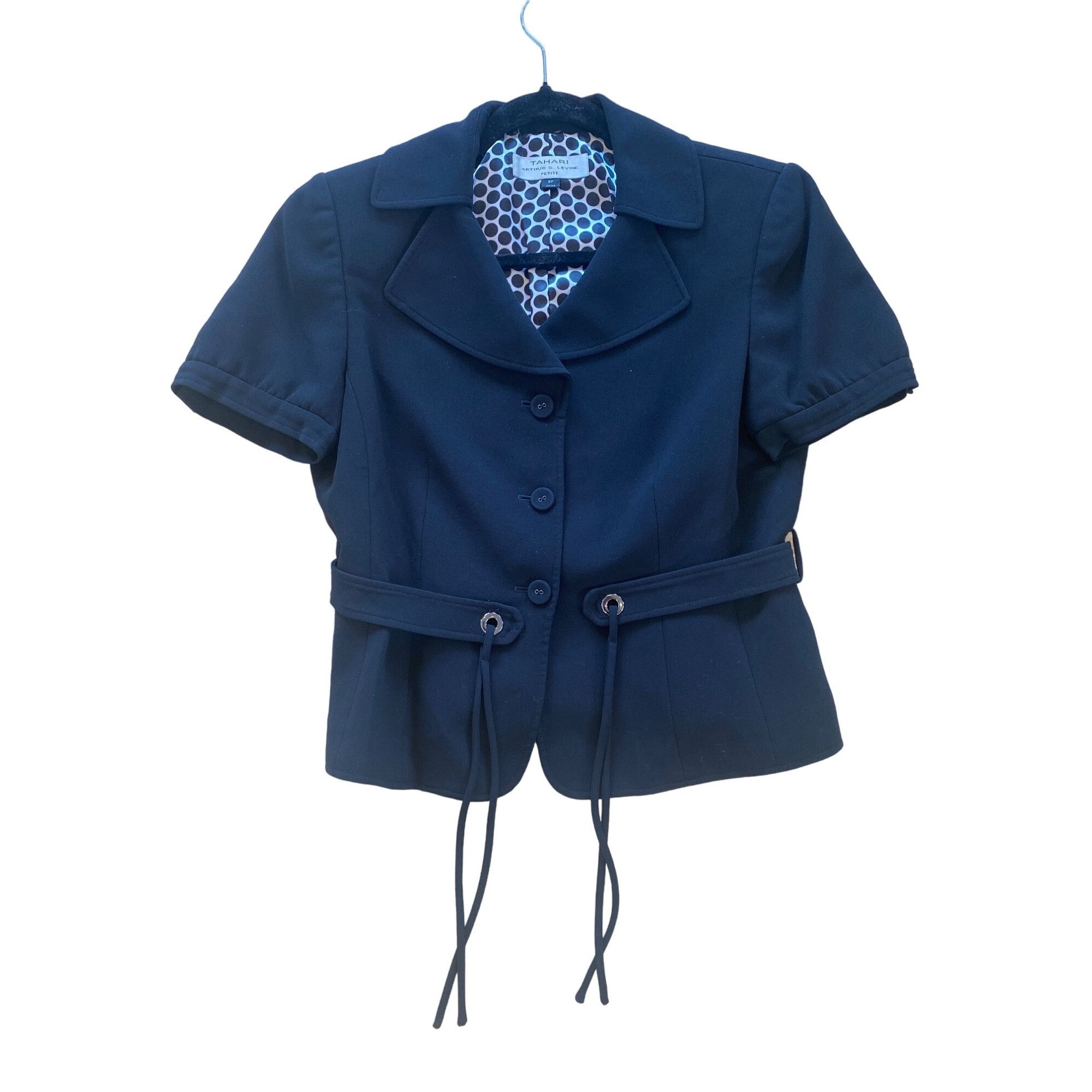 Other Tahari Short Sleeve Blazer Black Women’s 8P Petite Arthur S. Size M / US 6-8 / IT 42-44 - 15 Thumbnail
