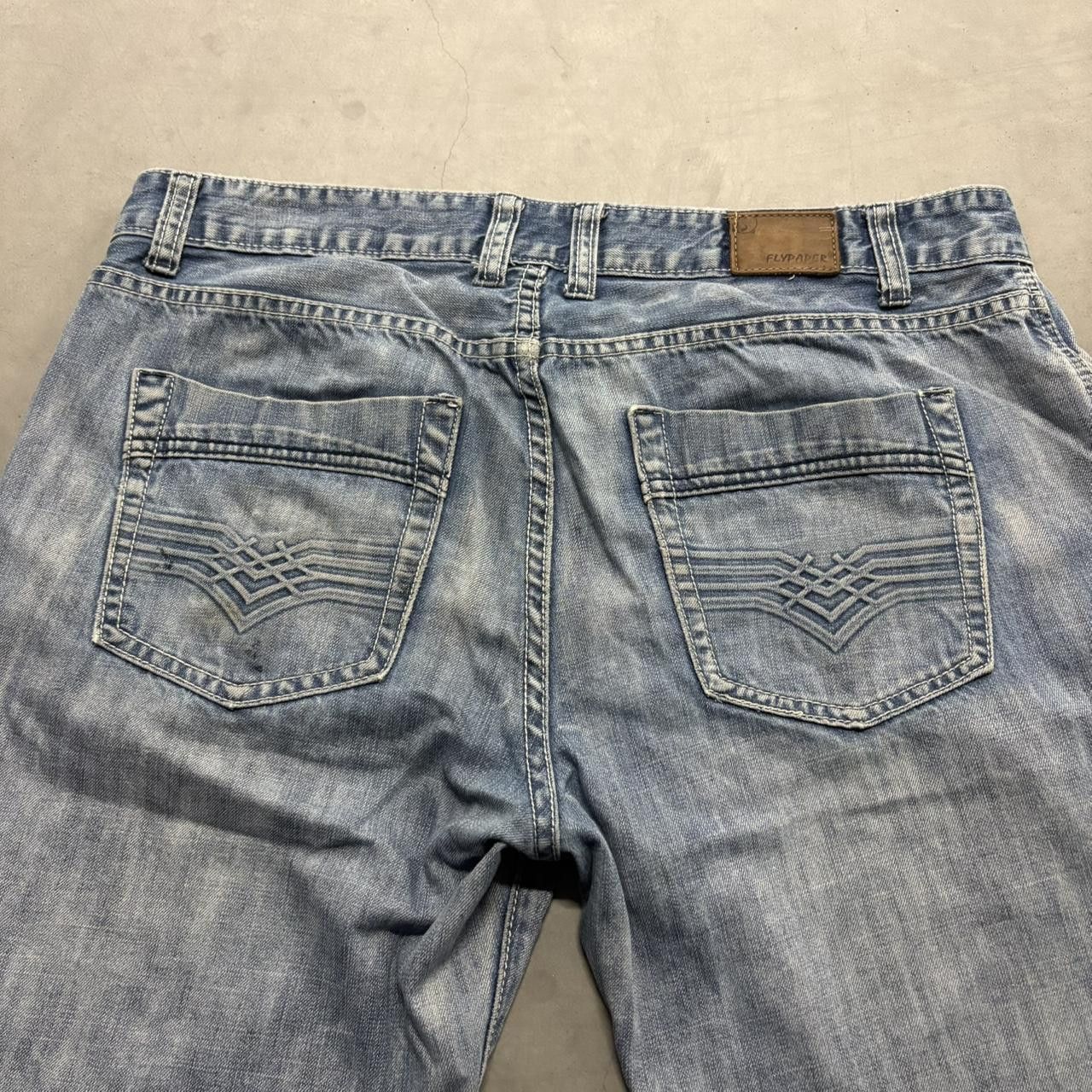 Vintage Crazy Vintage Y2K/2000s Baggy Skater Style Medium Blue Wash Denim jeans! Size US 36 / EU 52 - 7 Thumbnail