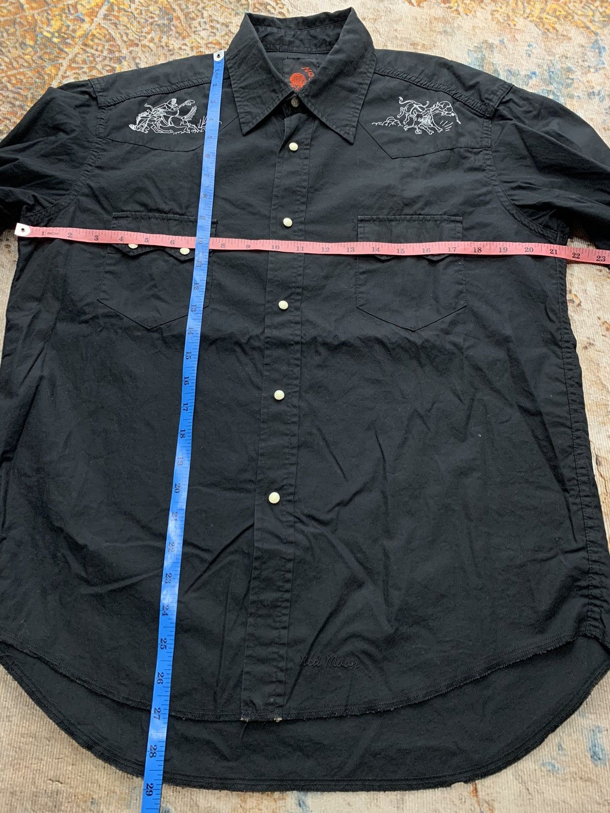 If Six Was Nine × Issey Miyake × Yohji Yamamoto western shirt Red moon japan Yohji Yamamoto style Size US L / EU 52-54 / 3 - 6 Thumbnail