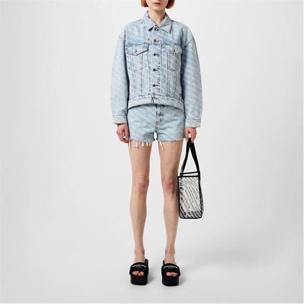 Alexander Wang o1g2r1mq0824 Denim Jackets in Light Blue Size M / US 6-8 / IT 42-44 - 7 Thumbnail