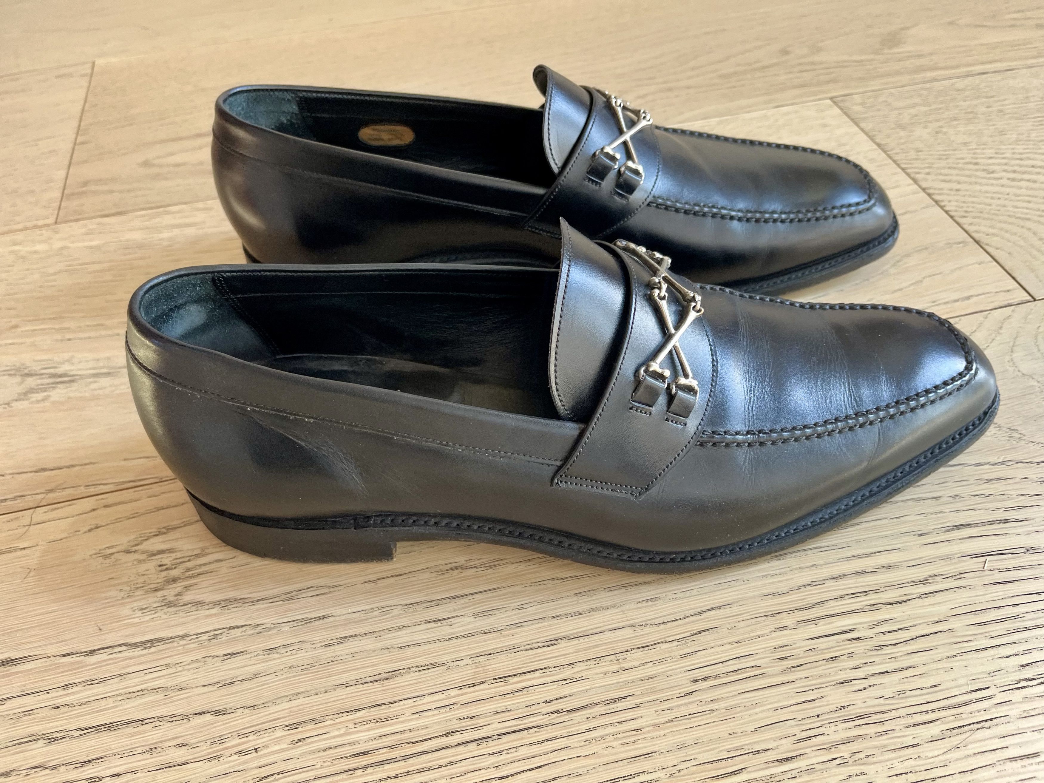 Barker Black Wolfe Loafer Size US 10.5 / EU 43-44 - 6 Thumbnail