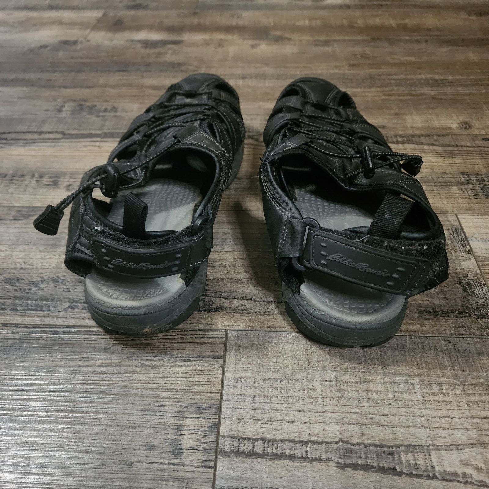 Eddie Bauer Eddie Bauer Men's Sandals Meridian Size 10M Faux Leather b42 Size US 10 / EU 43 - 2 Thumbnail